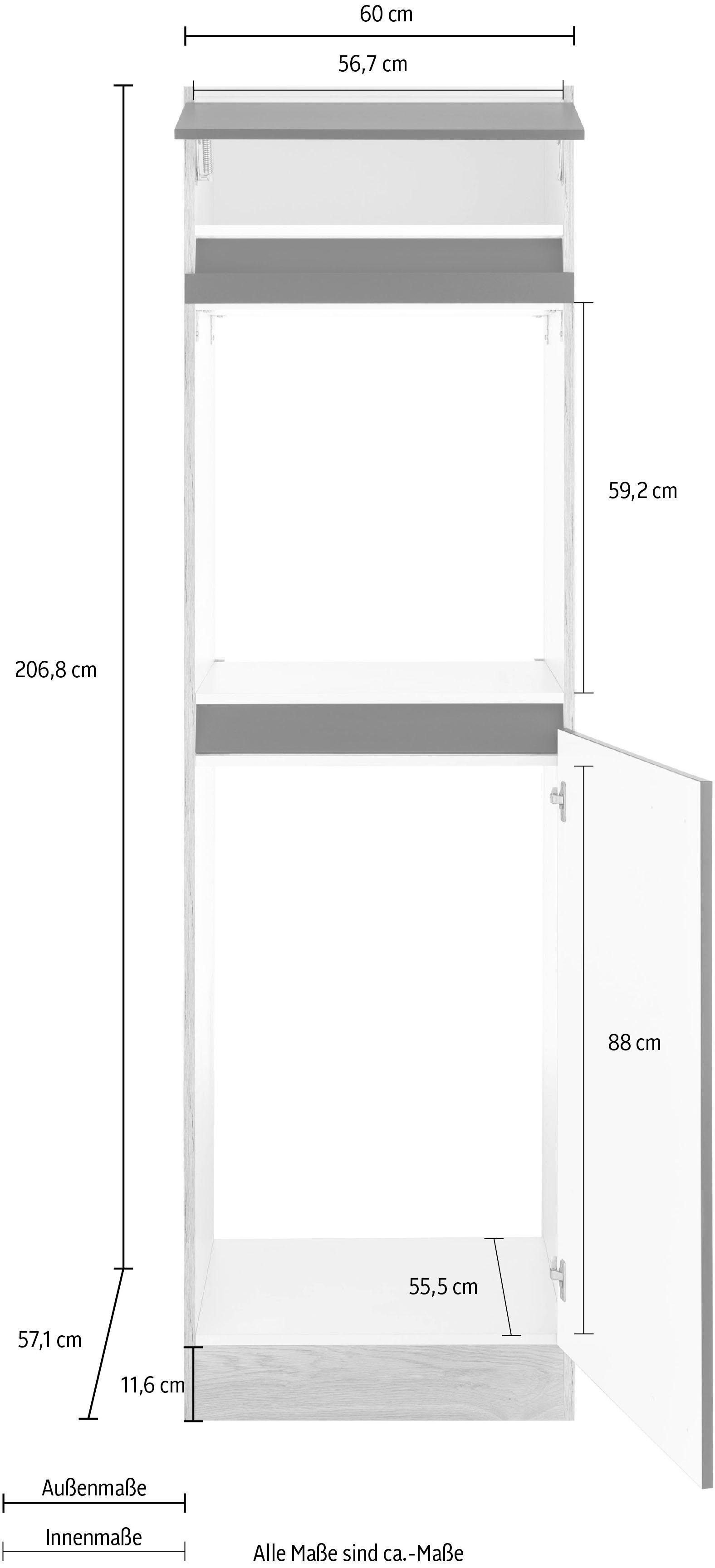 OPTIFIT Ovenombouwkast Roth Breedte 60 cm