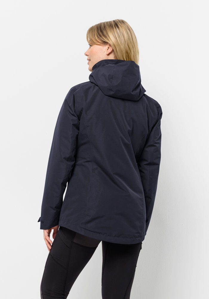 Jack Wolfskin Functioneel 3-in-1-jack BERGLAND 3IN1 JKT W