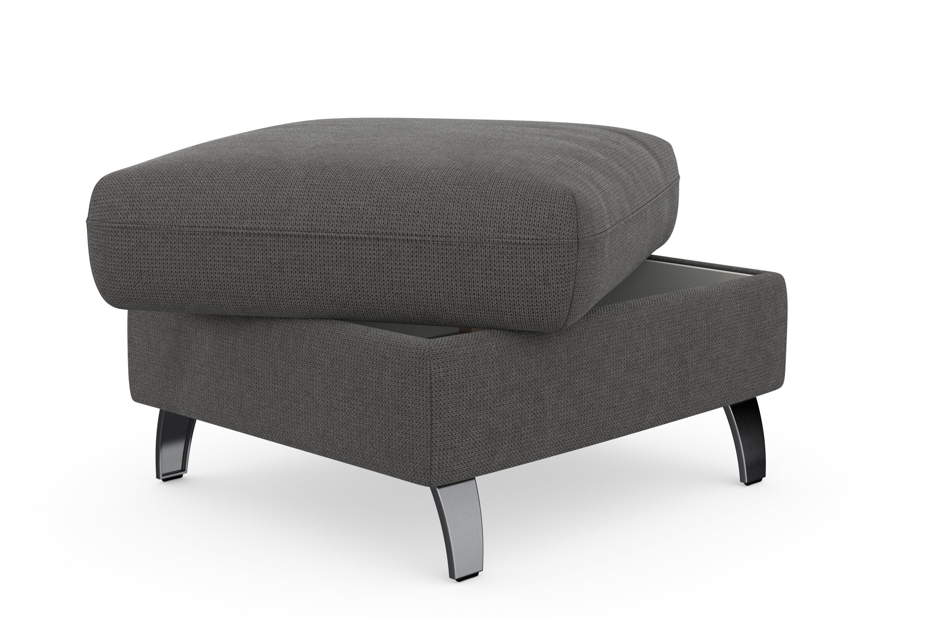 sit&more Hocker met bergruimte Grenoble met bergruimte en gesatineerde poten