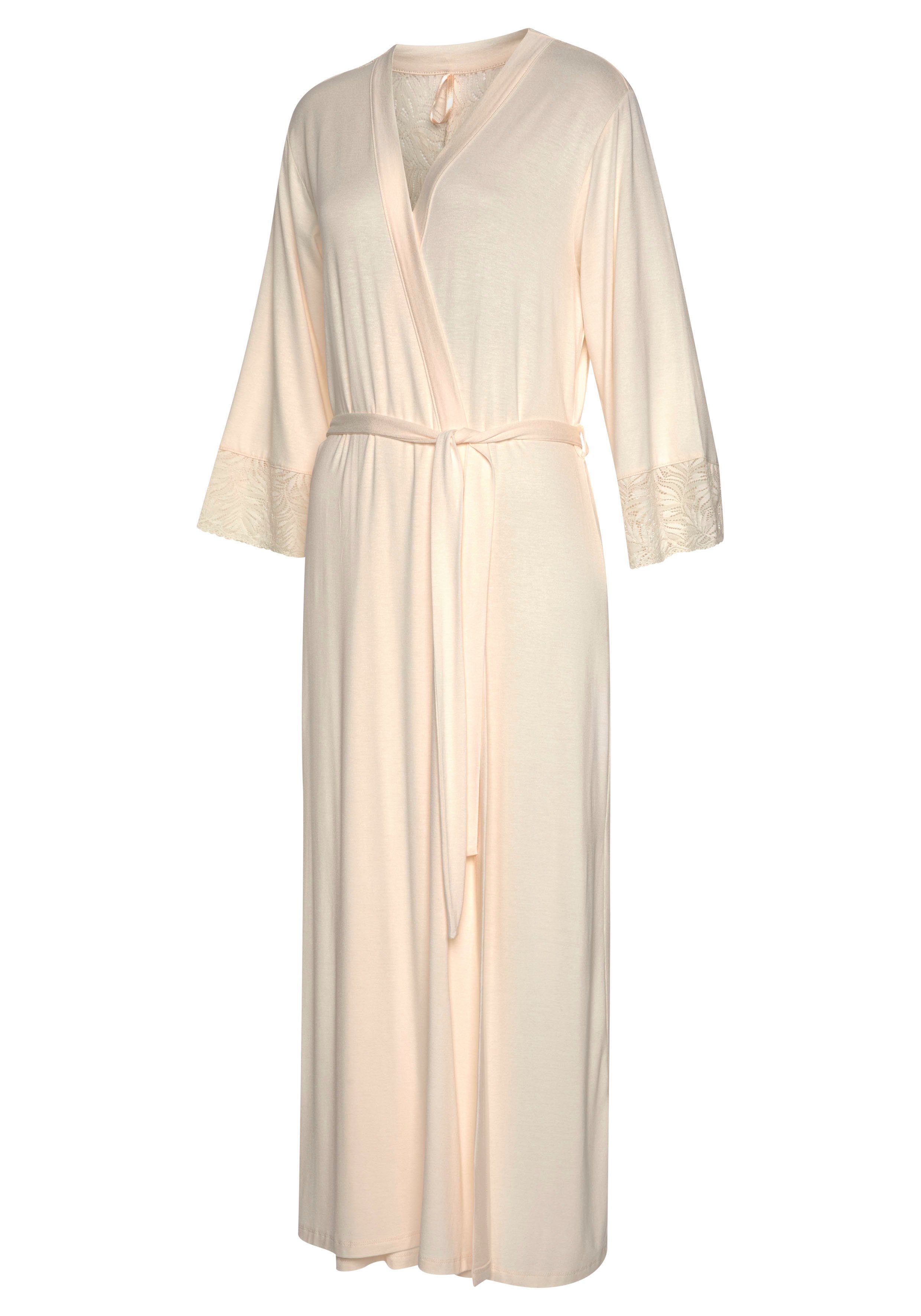 Lascana Kimono met chique kanten details