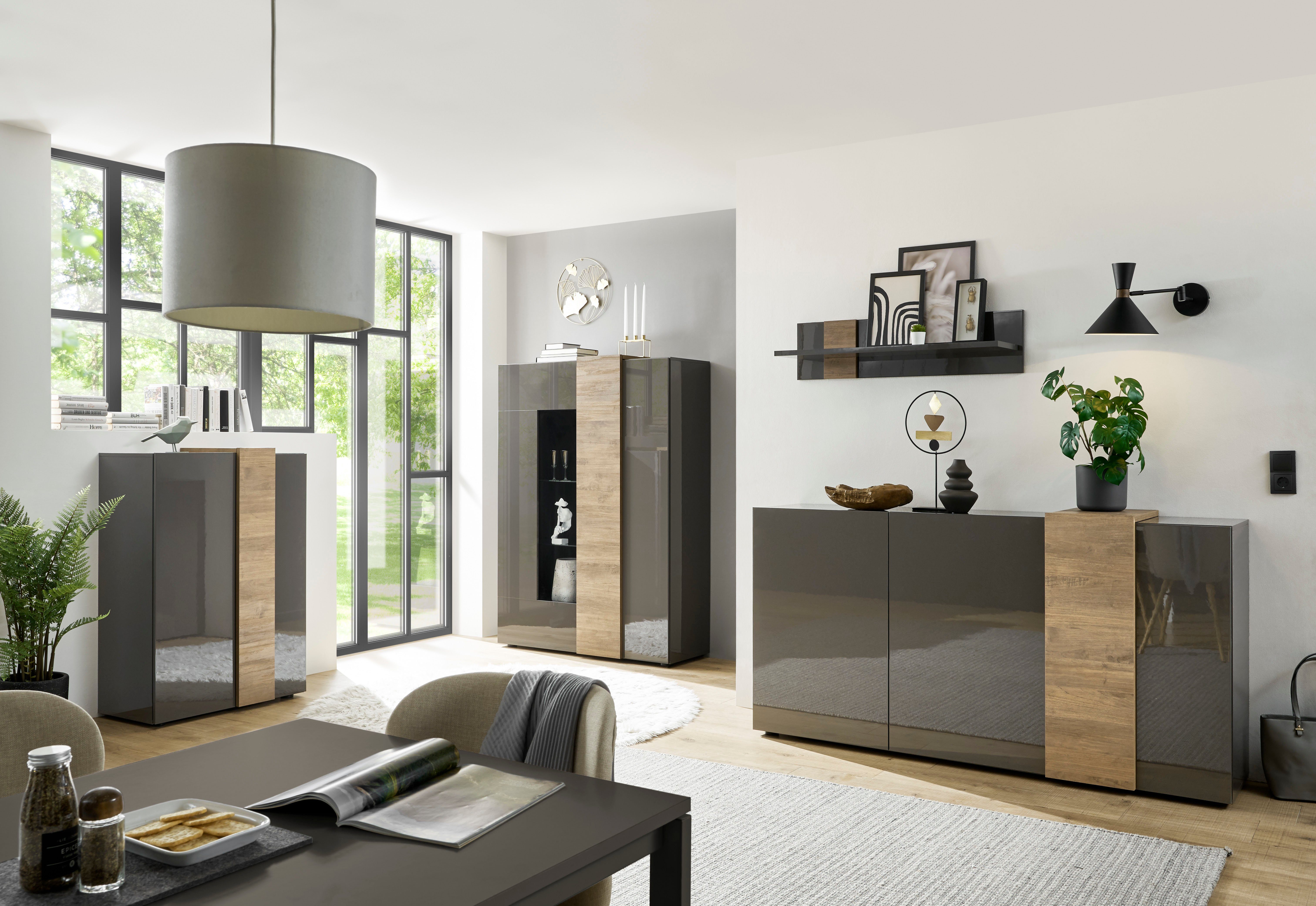 MCA furniture Dressoir Breedte ca. 181 cm dressoirs grijs