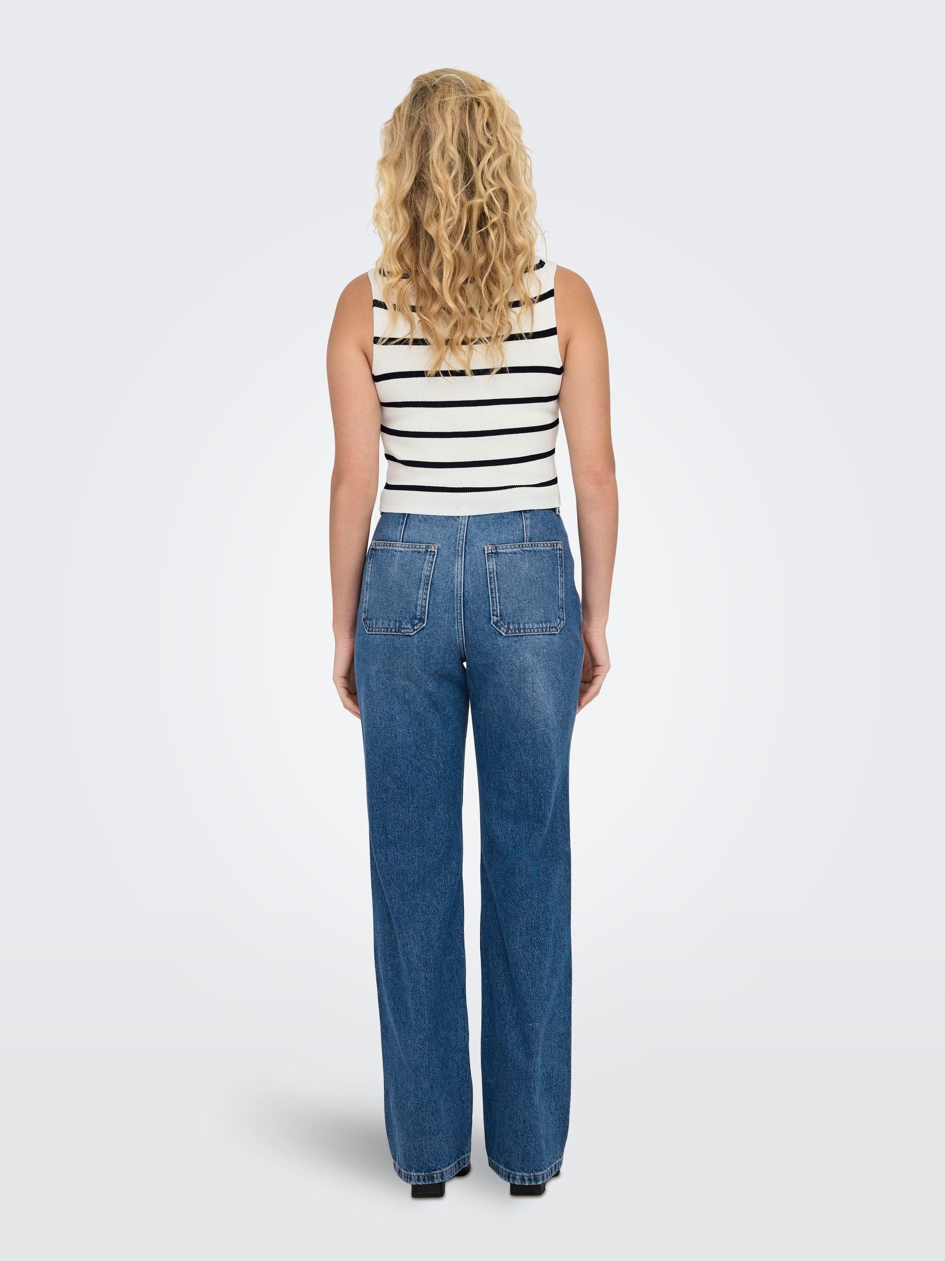 Only Gebreide top ONLMAJLI S/L TOP KNT NOOS