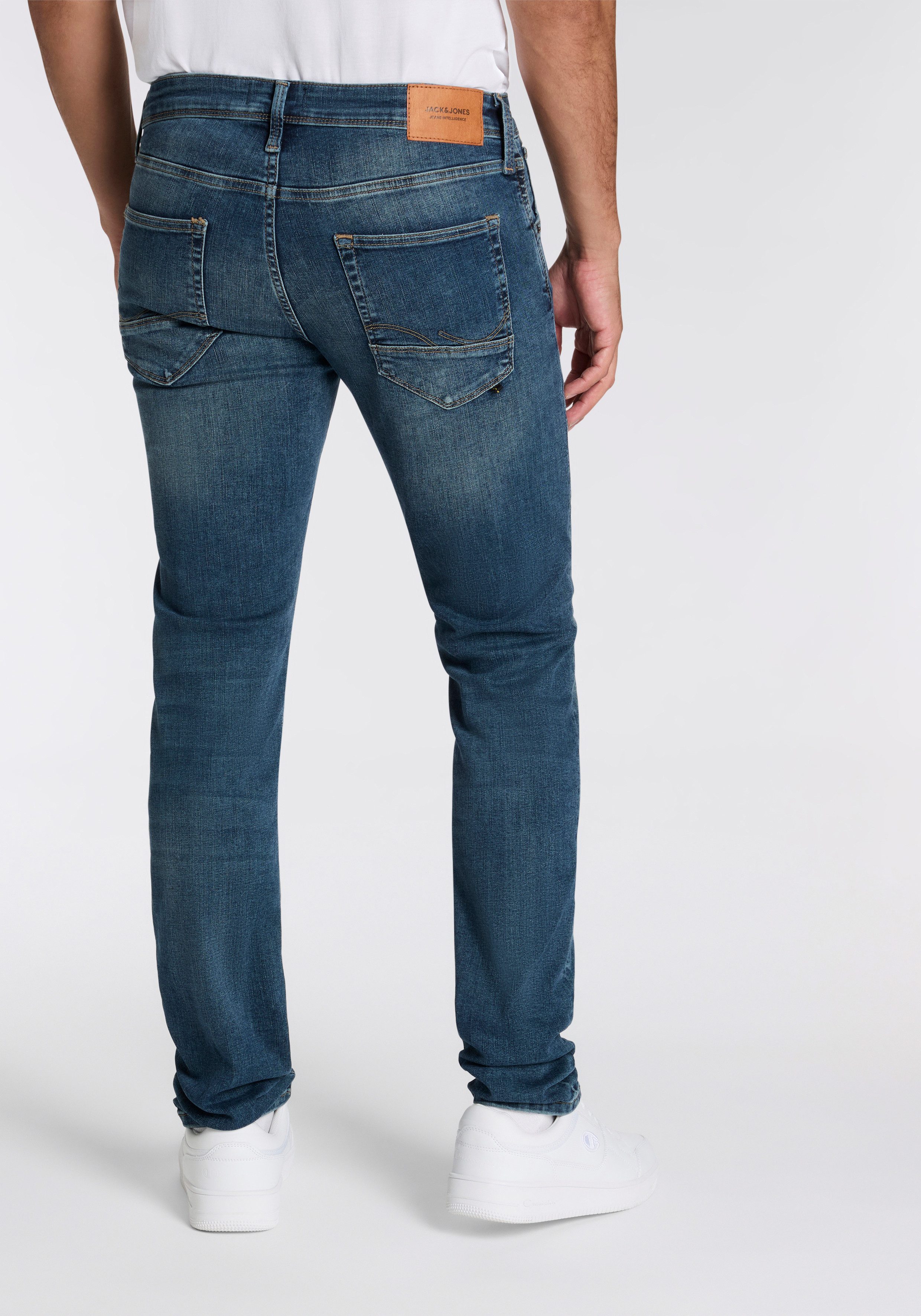 Jack & Jones Slim fit jeans JJIGLENN – Slim-Fit-jeans met lage taille