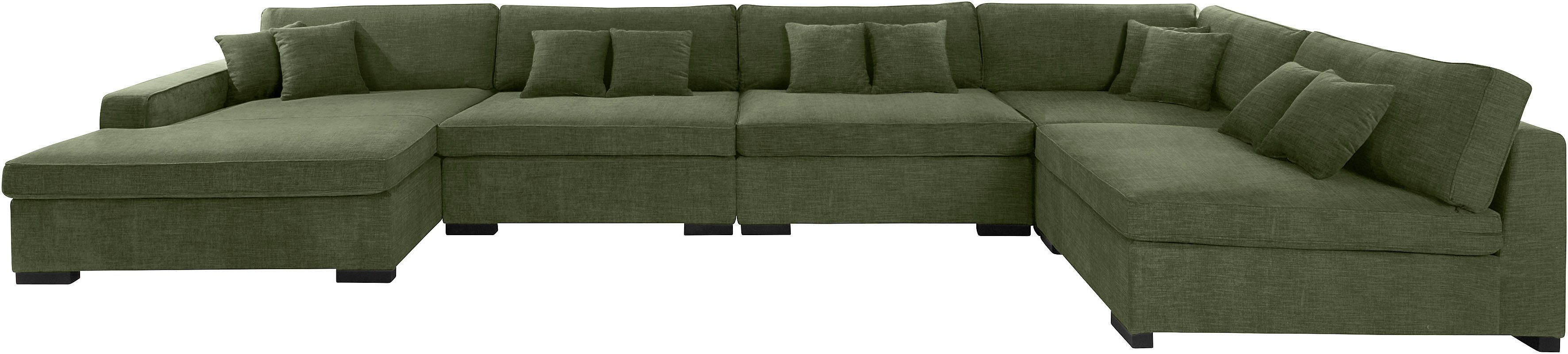 Guido Maria Kretschmer Home&Living Zithoek Skara XXL U-vorm Loungebank XXL met binnenveringsinterieur, in vele overtrekkwaliteiten