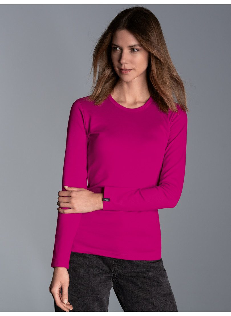 Trigema Longsleeve TRIGEMA Shirt (1-delig)