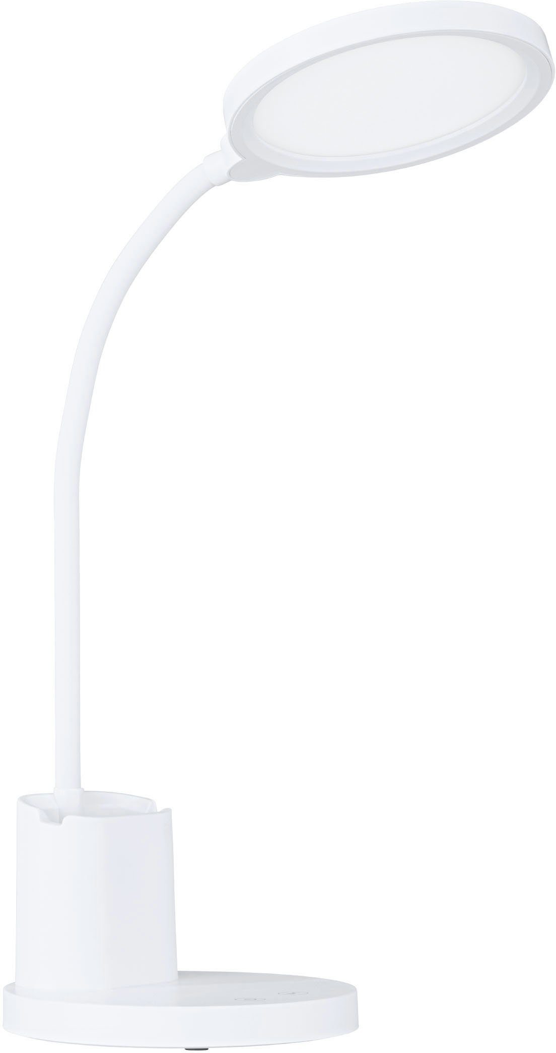 EGLO Tafellamp BROLINI Tafellamp in wit van kunststof - 2,1W - warmwit - koudwit (1 stuk) tafellampen wit