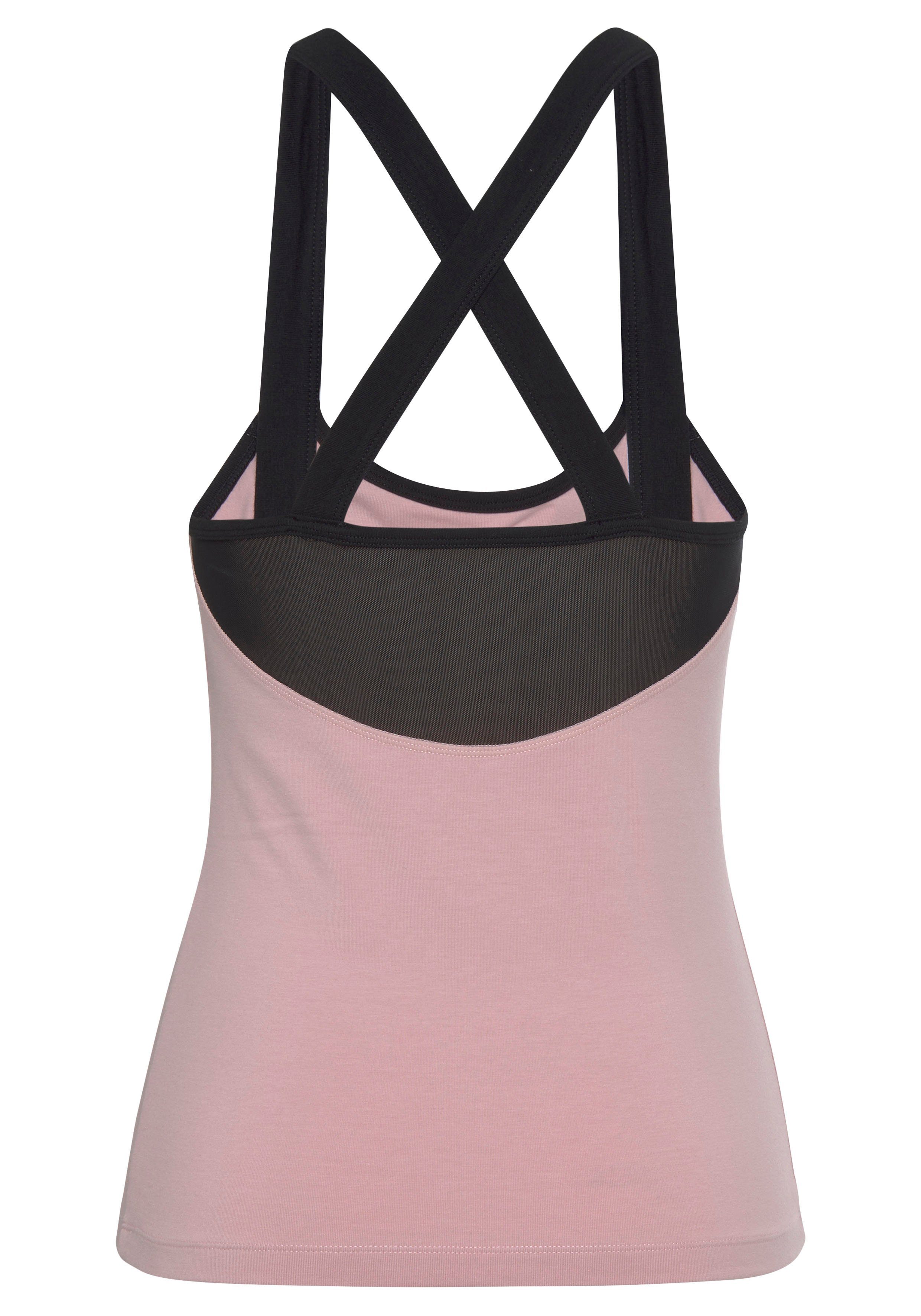 vivance active Functionele top -Sporttop met gekruiste elastische bandjes