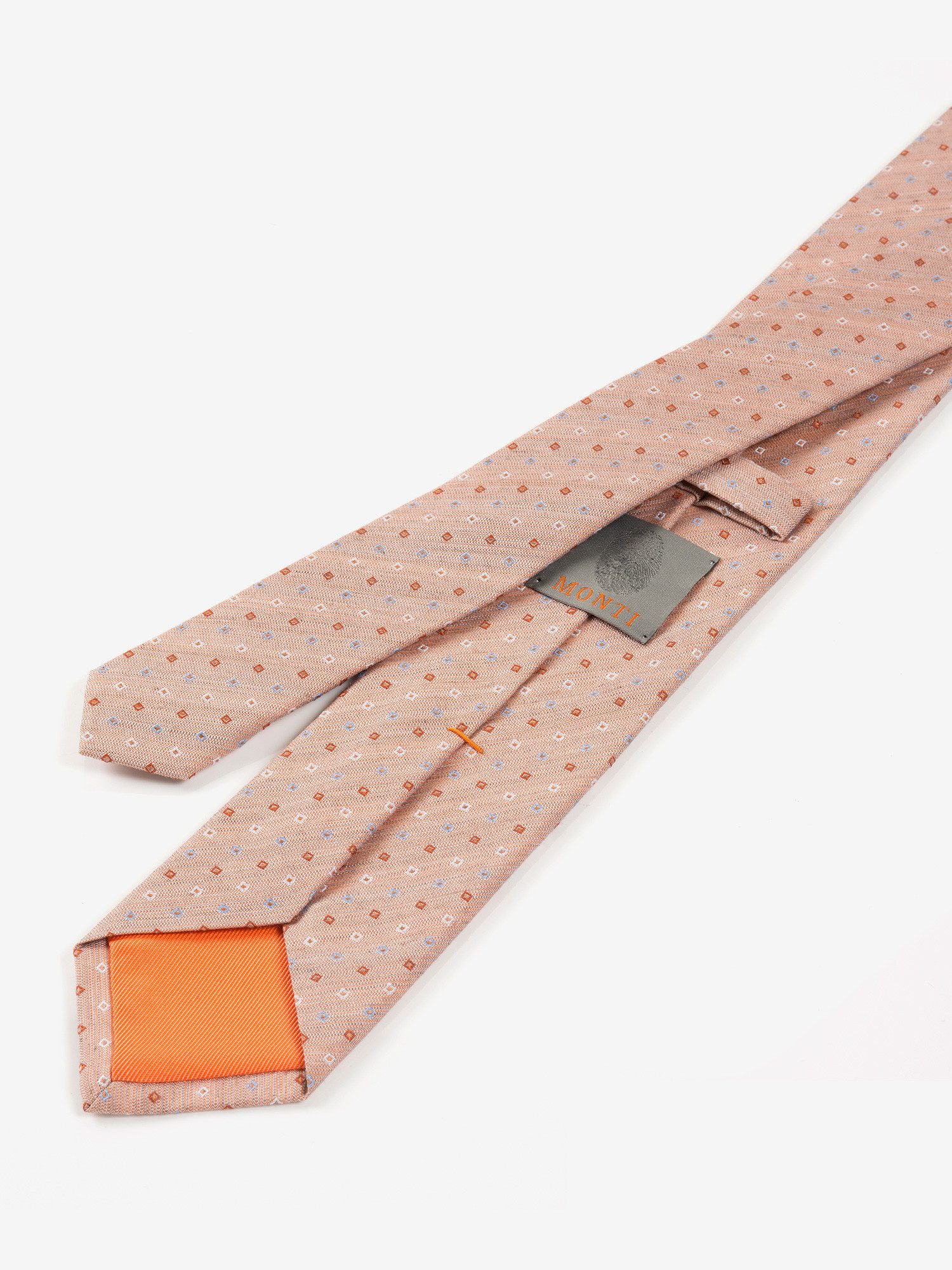 MONTI Stropdas gemaakt van pure zijde, met ornamenten, 6,5 cm breed (1 stuk)