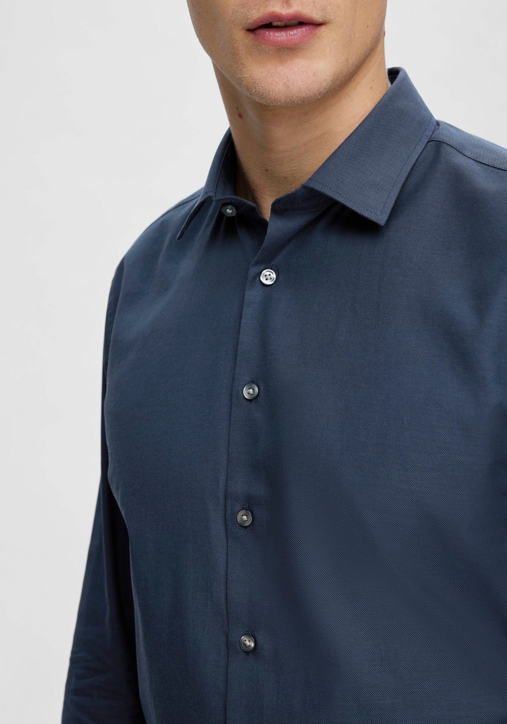 SELECTED HOMME Overhemd met lange mouwen SLHSLIMSOHO-DETAIL SHIRT LS NOOS
