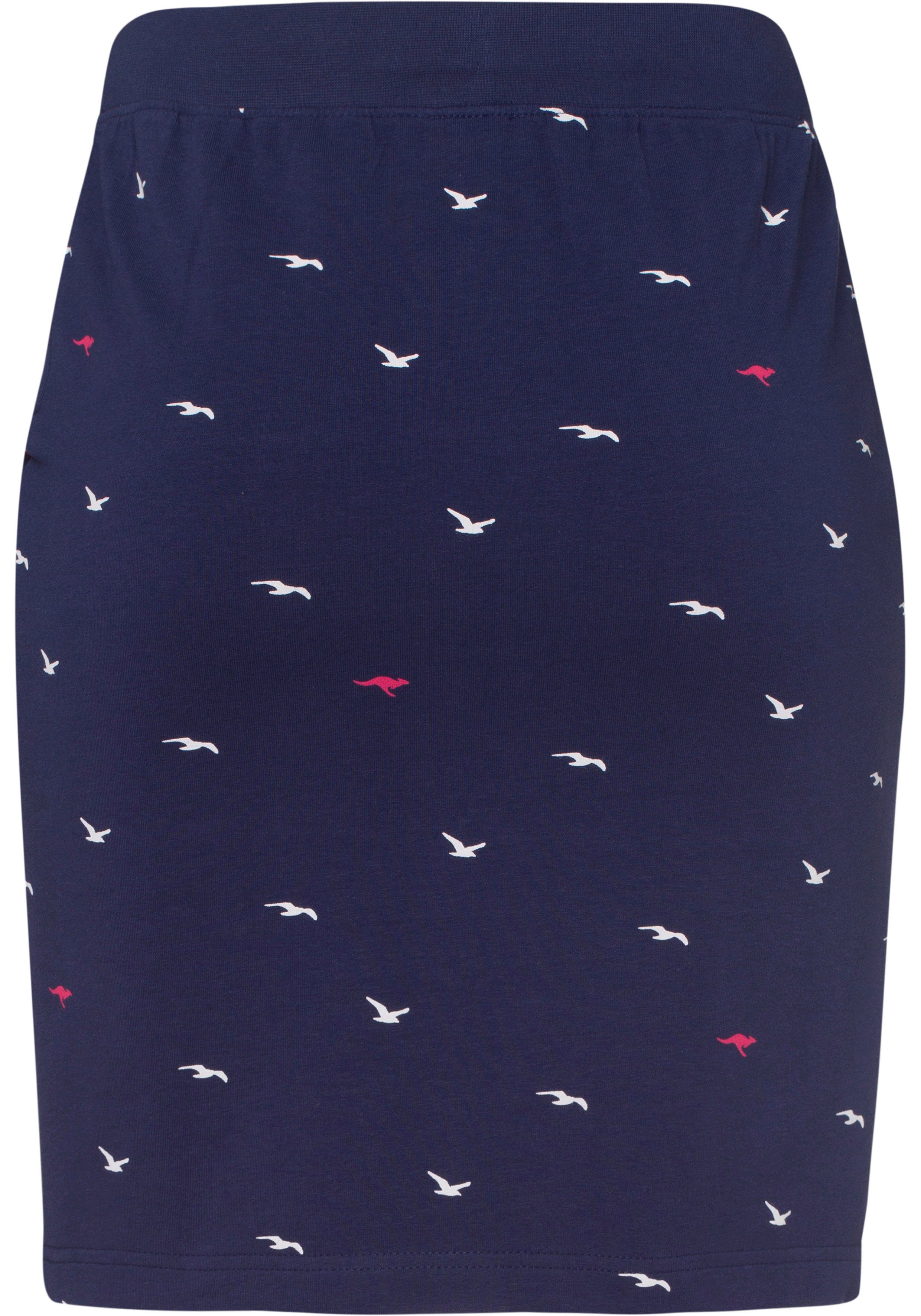 KangaROOS Minirok met minimal-print van vogels of leuke harten