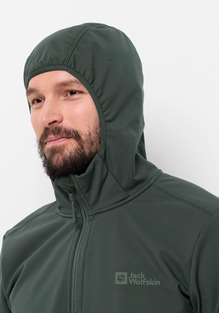 Jack Wolfskin Softshell-jack BORNBERG HOODY M