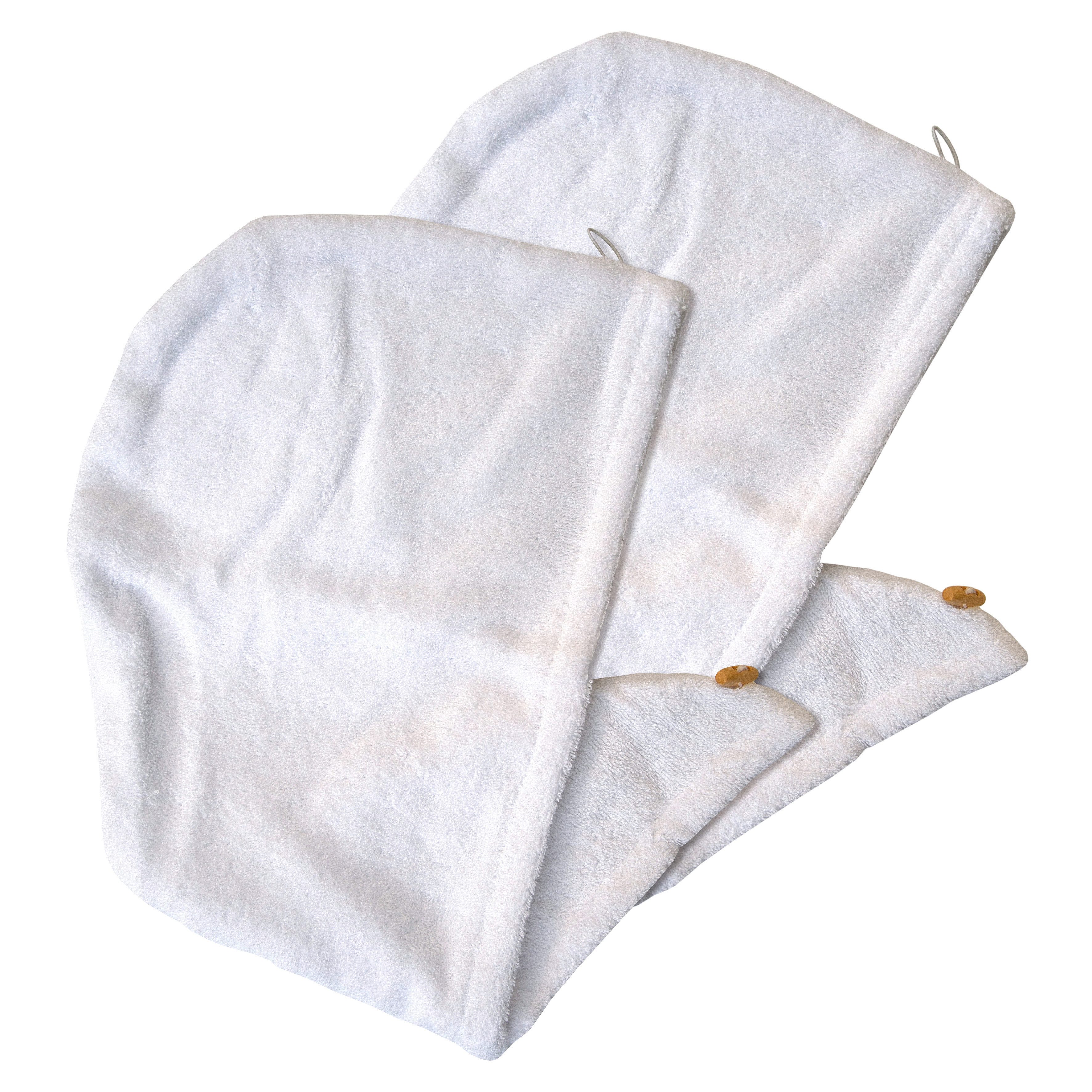 Dyckhoff Tulband-handdoek Opal turban-handdoek (set, 2 stuks)