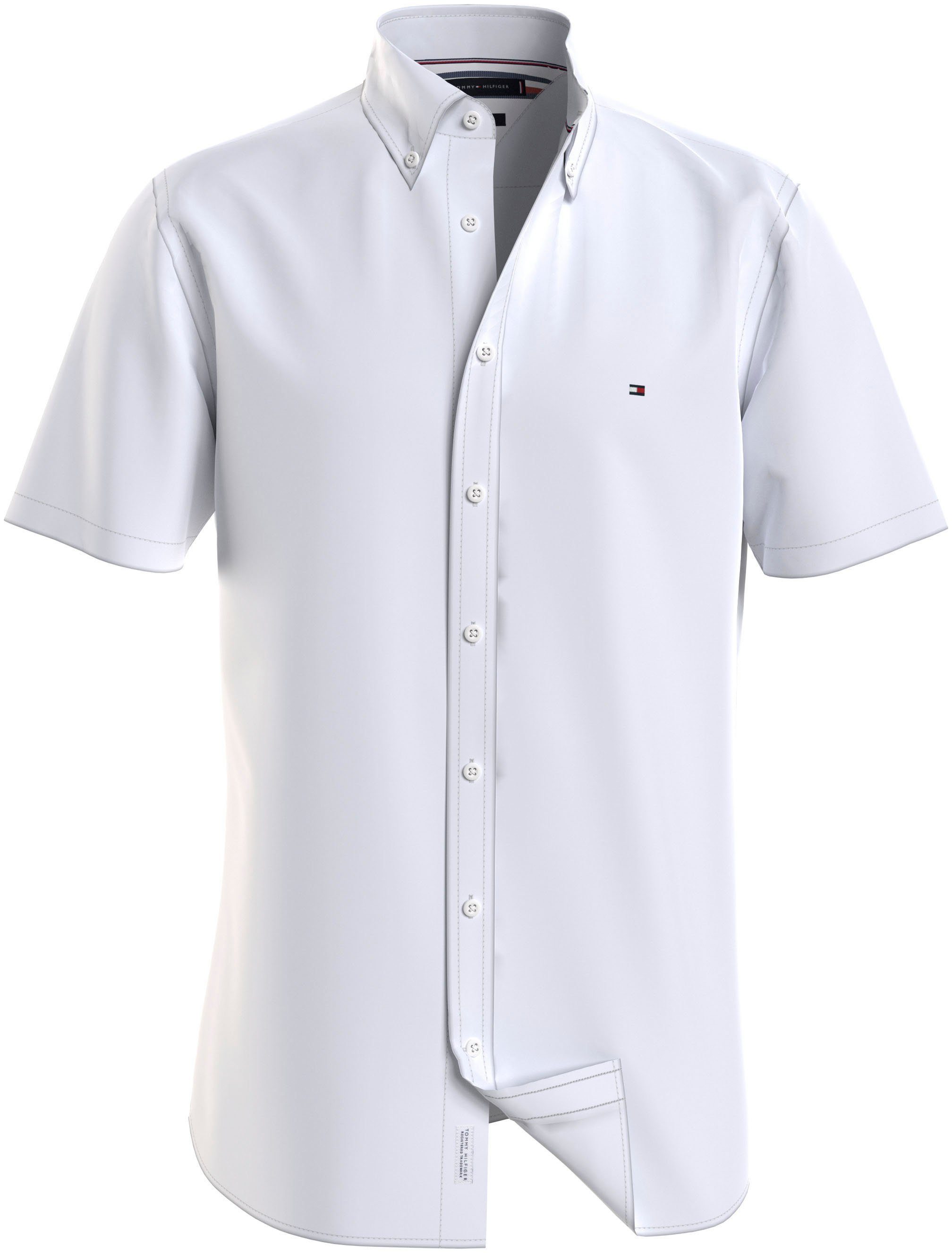 Tommy Hilfiger Overhemd met korte mouwen BT-FLEX POPLIN RF SHIRT S S-B