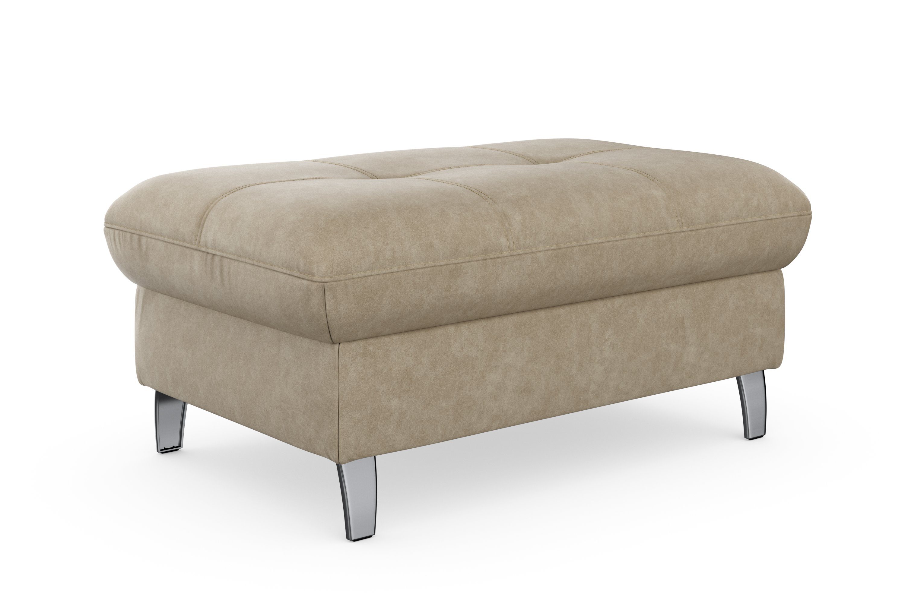sit&more Hocker met bergruimte Maggiore met bergruimte en moderne metalen poten