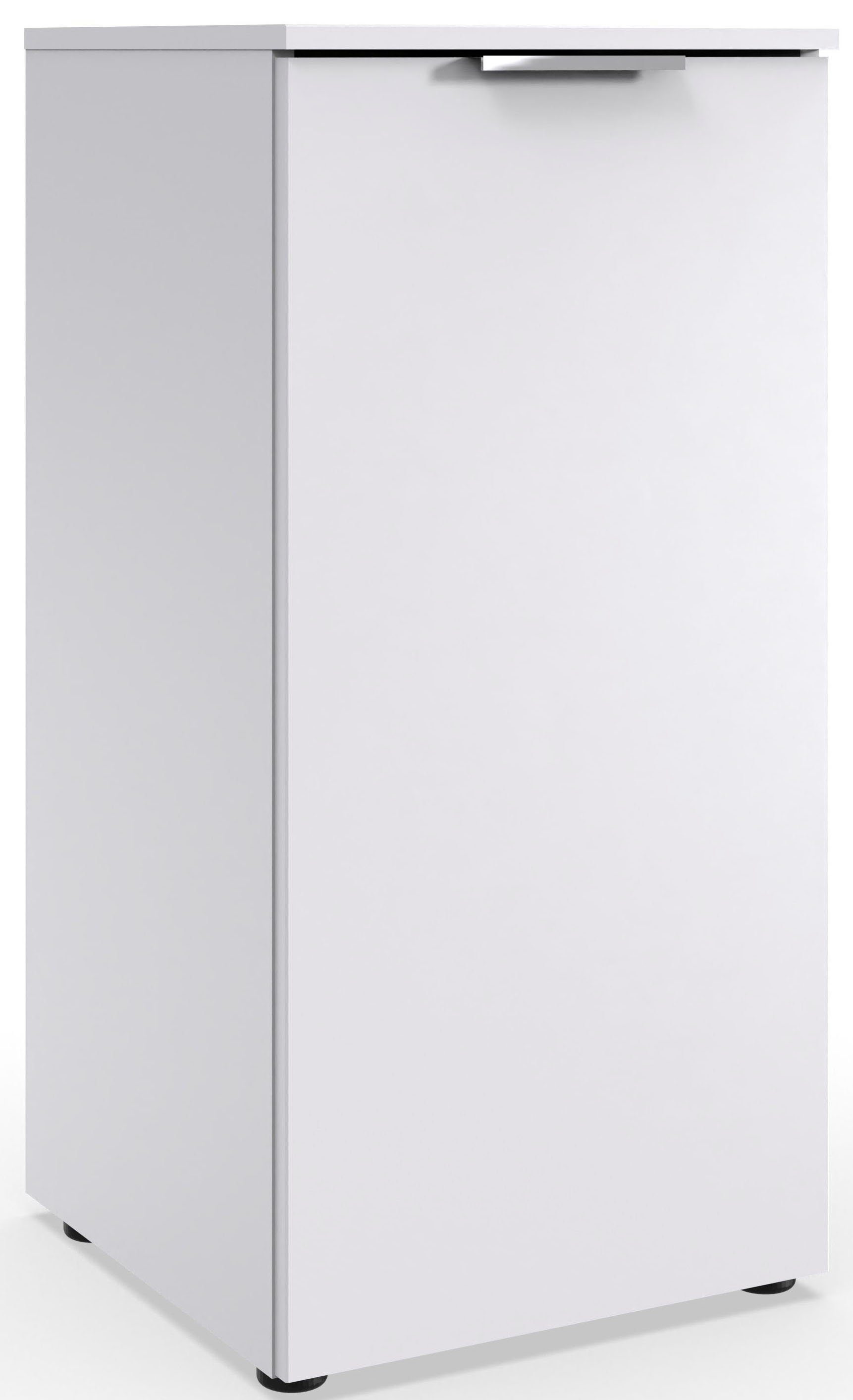 wimex kast level by fresh to go 1-deurs met soft-close functie, 41 cm breed, 92 cm hoog wit