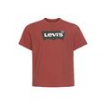 levi's plus t-shirt big graphic tee met logo-frontprint rood