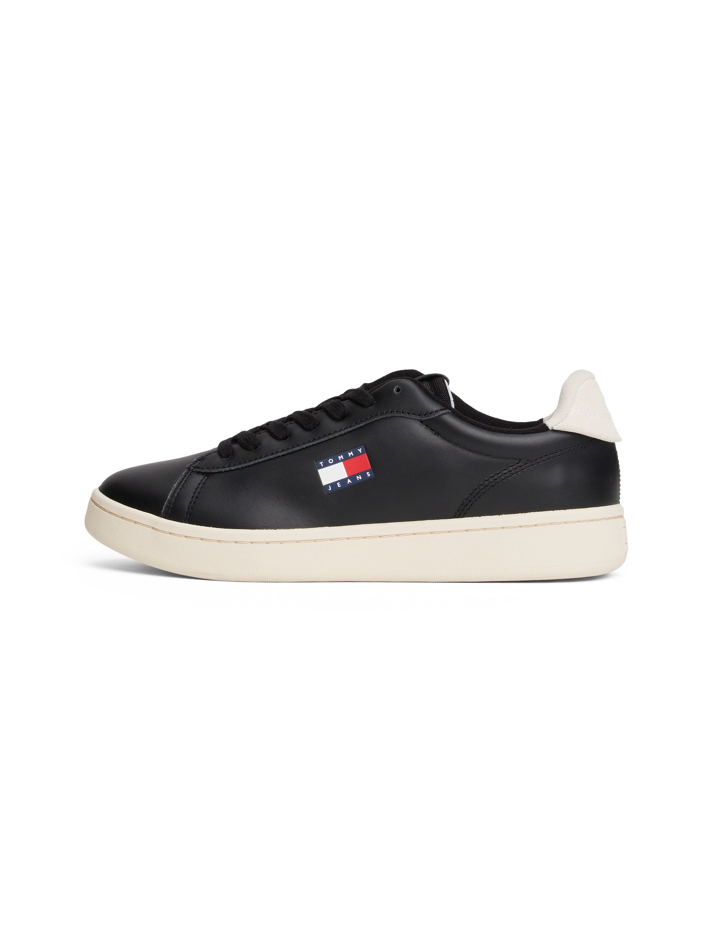 TOMMY JEANS Plateausneakers ARCHIVE' 98 , vrijetijdsschoen, halfhoge schoen, veterschoen, met logo op de tong