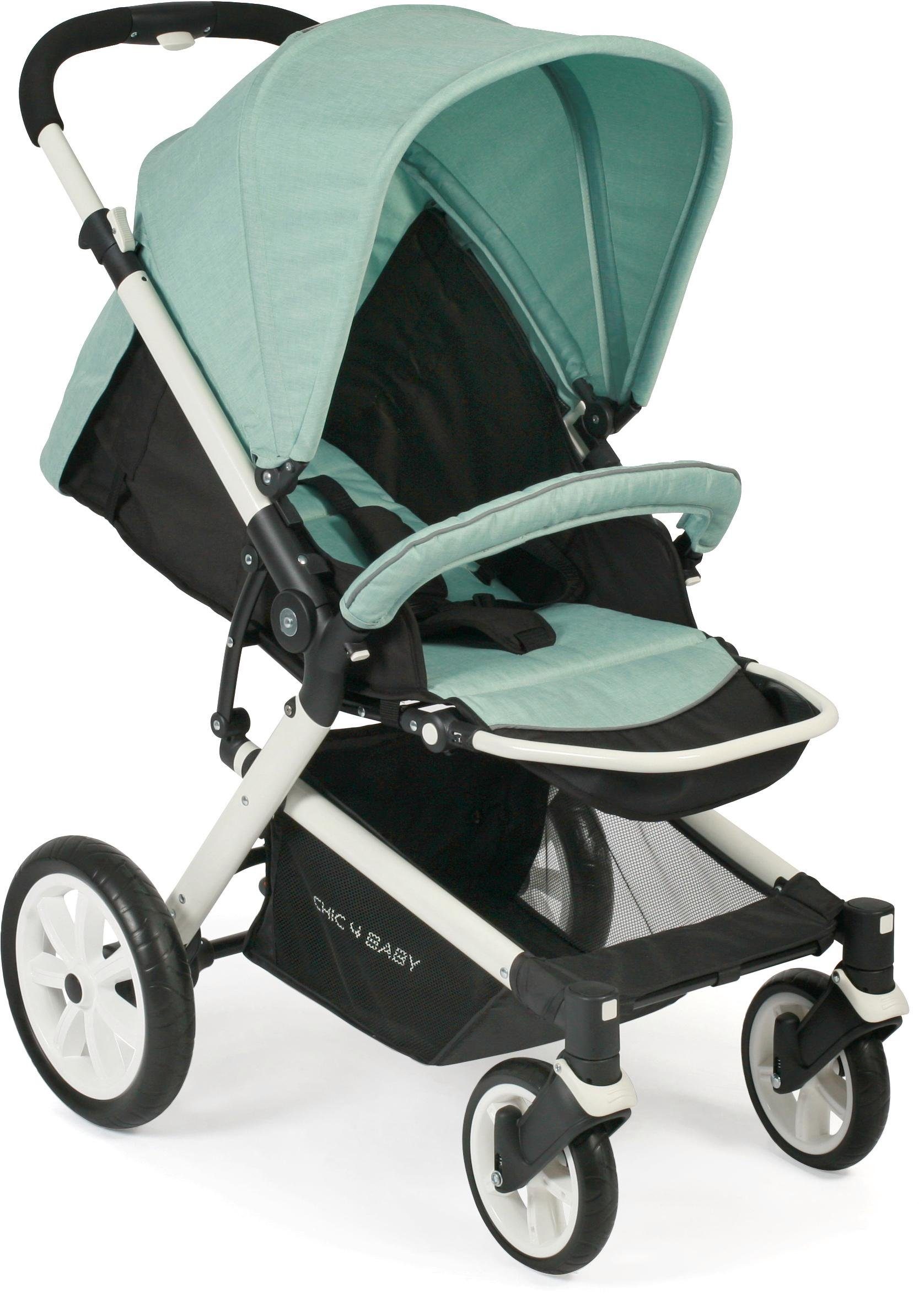 CHIC4BABY Sport-kinderwagen Boomer, mint met zwenkbare en vergrendelbare voorwielen