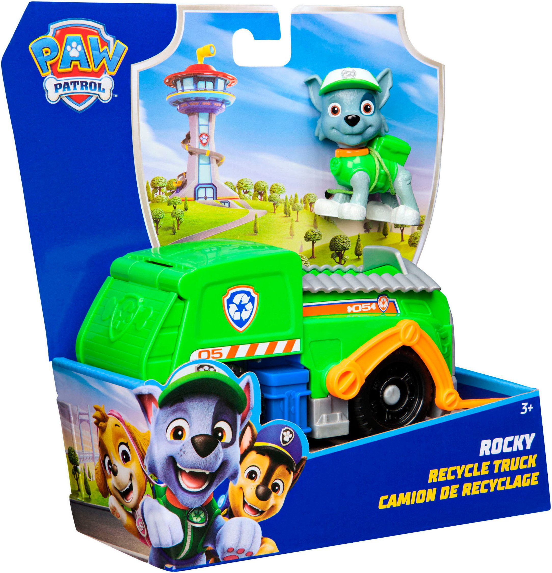 Spin Master Speelgoedauto PAW Patrol, Sust. Basic Vehicle Rocky