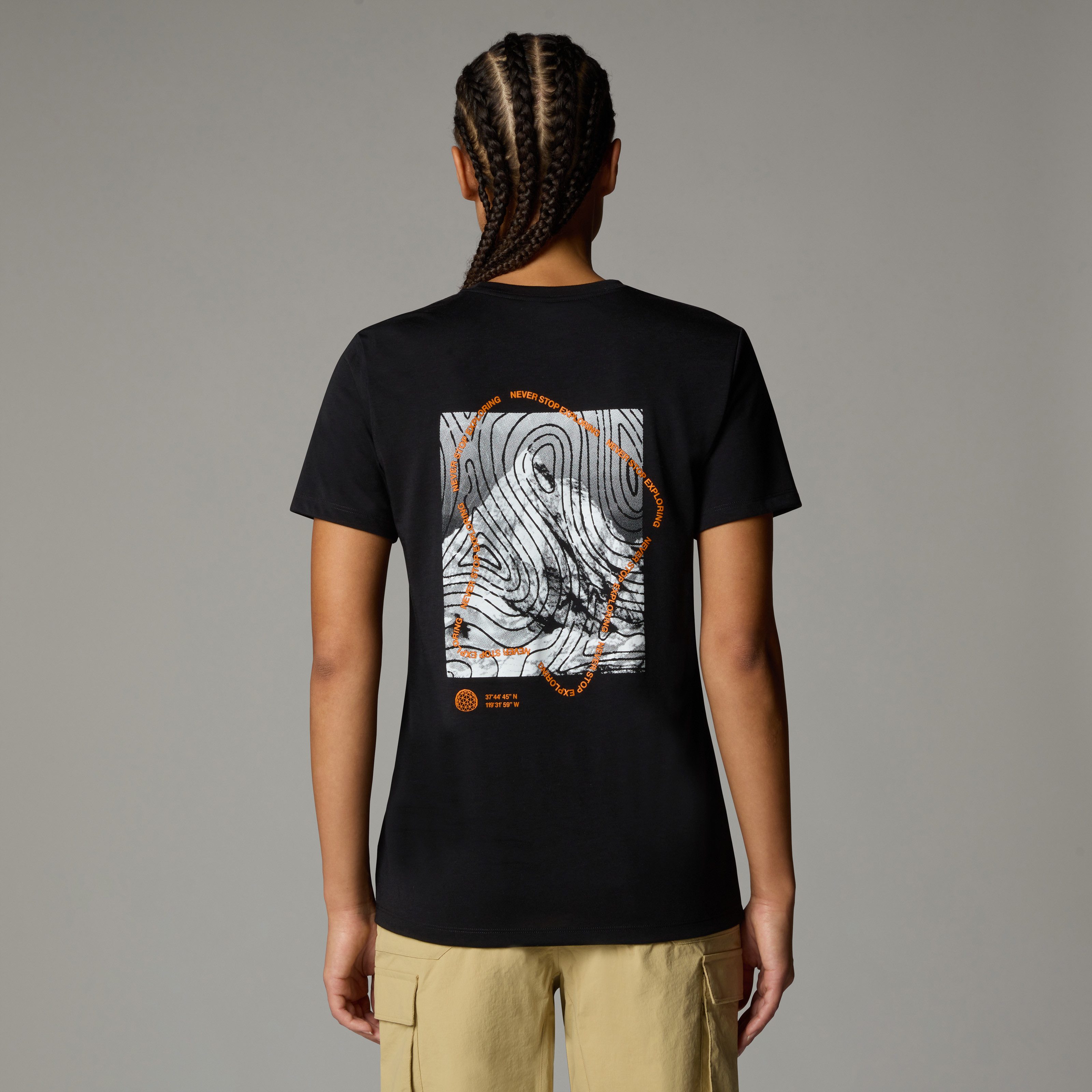 The North Face Functioneel shirt Foundation half dome T-shirt met grafiek voor dames (1-delig)