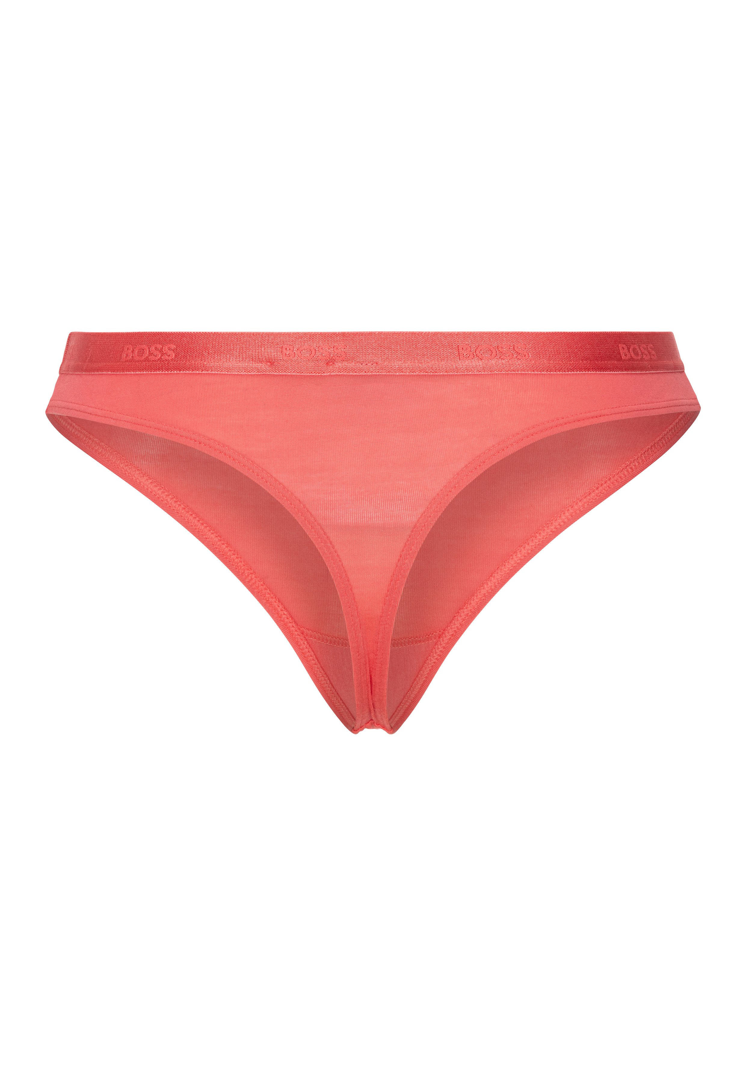BOSS String THONG CI met boss logotekst op de tailleband
