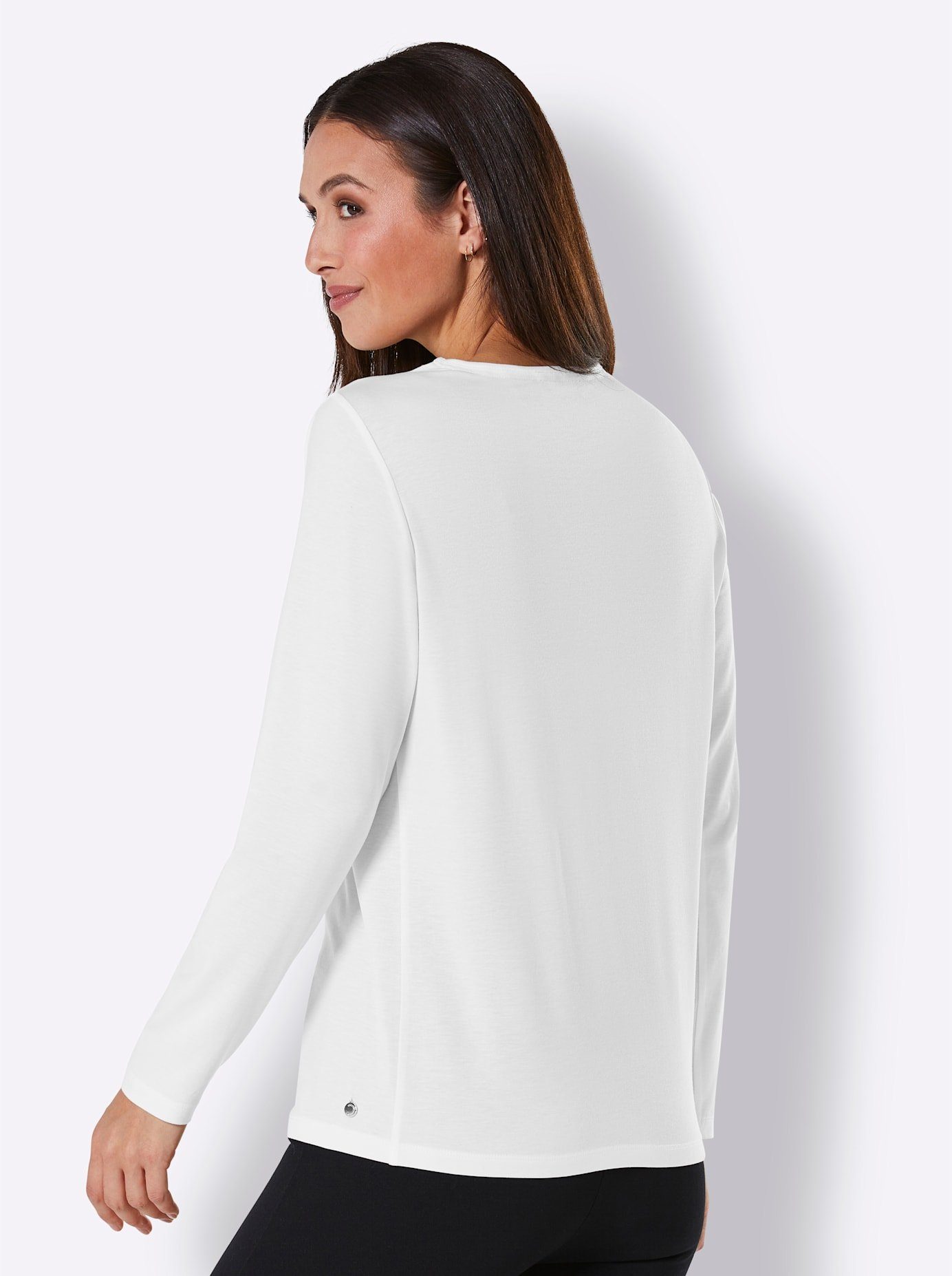 CREATION L PREMIUM Shirt met lange mouwen Lyocell-shirt (1-delig)