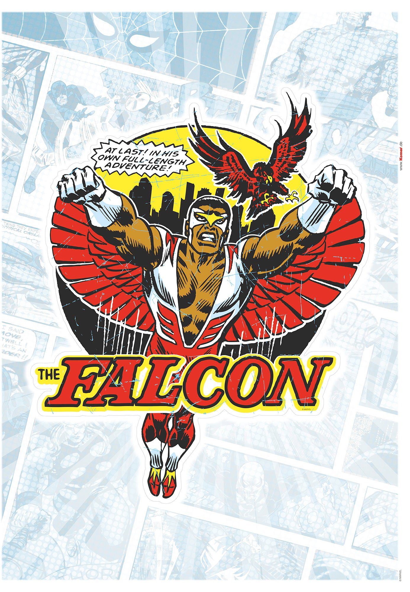 Komar Wandfolie Falcon Comic Classic (1 stuk)
