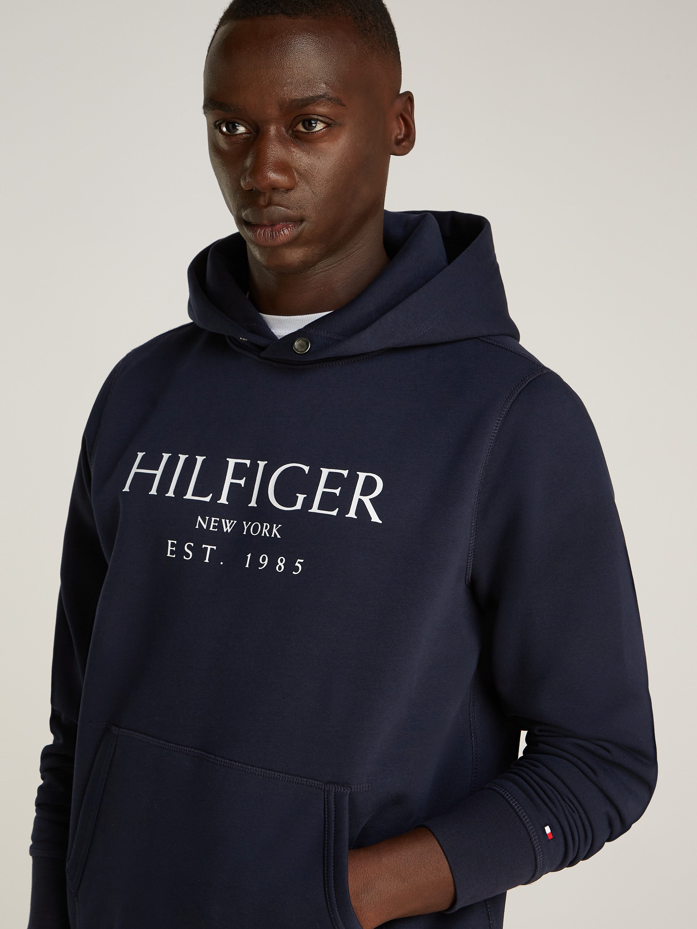 Tommy Hilfiger Hoodie BIG HILFIGER HOODY met contrastkleurige print