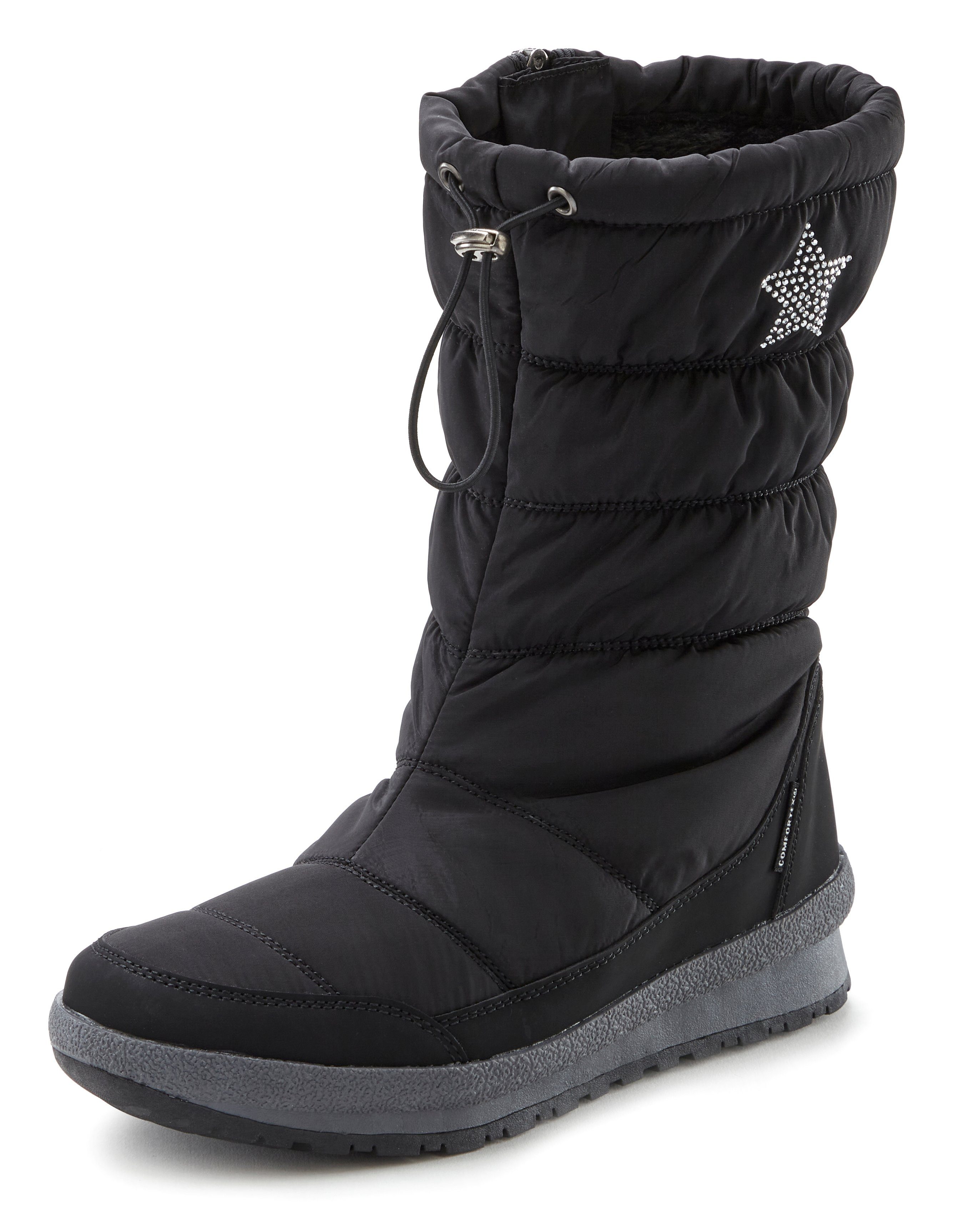 Lascana Winterlaarzen Enkellaars, winterboots met warme voering, waterafstotend