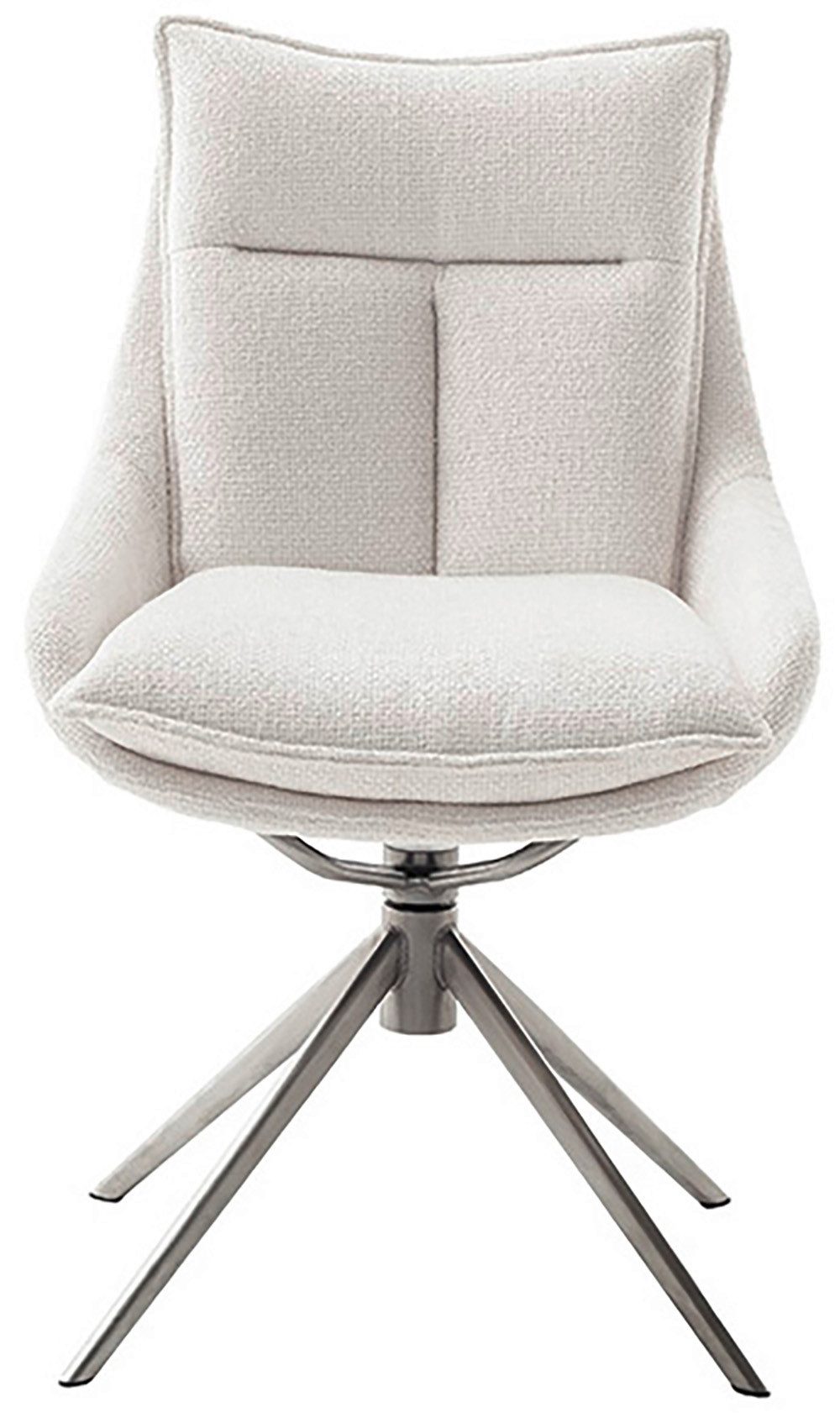 MCA furniture Eetkamerstoel Parker (2-set), draaibaar 360°, draai- & schommelfunctie, belastbaarheid 120 kg