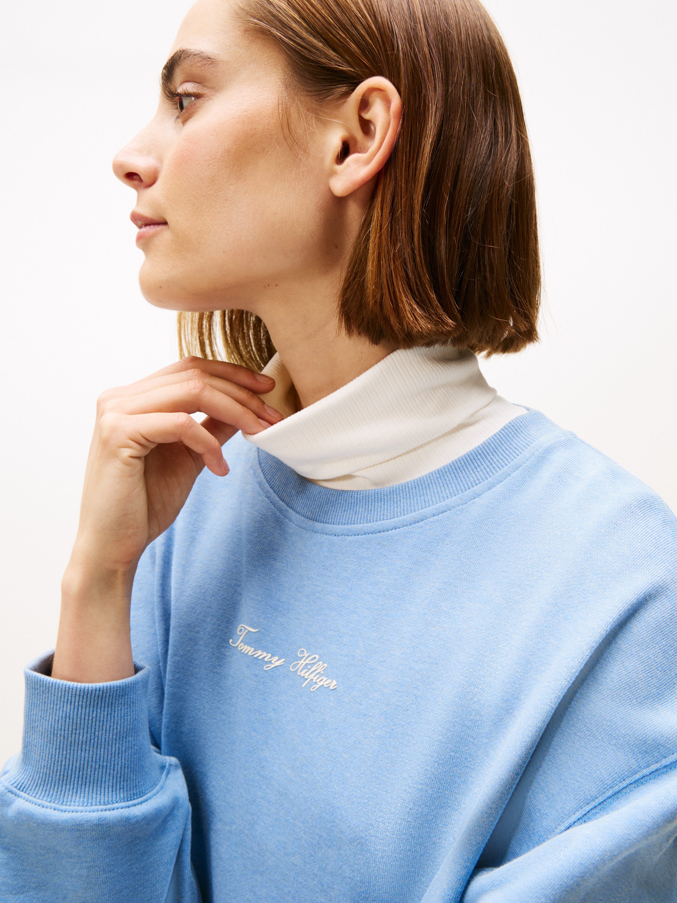 Tommy Hilfiger Sweatshirt CLASSIC SCRIPT TERRY SWEATSHIRT