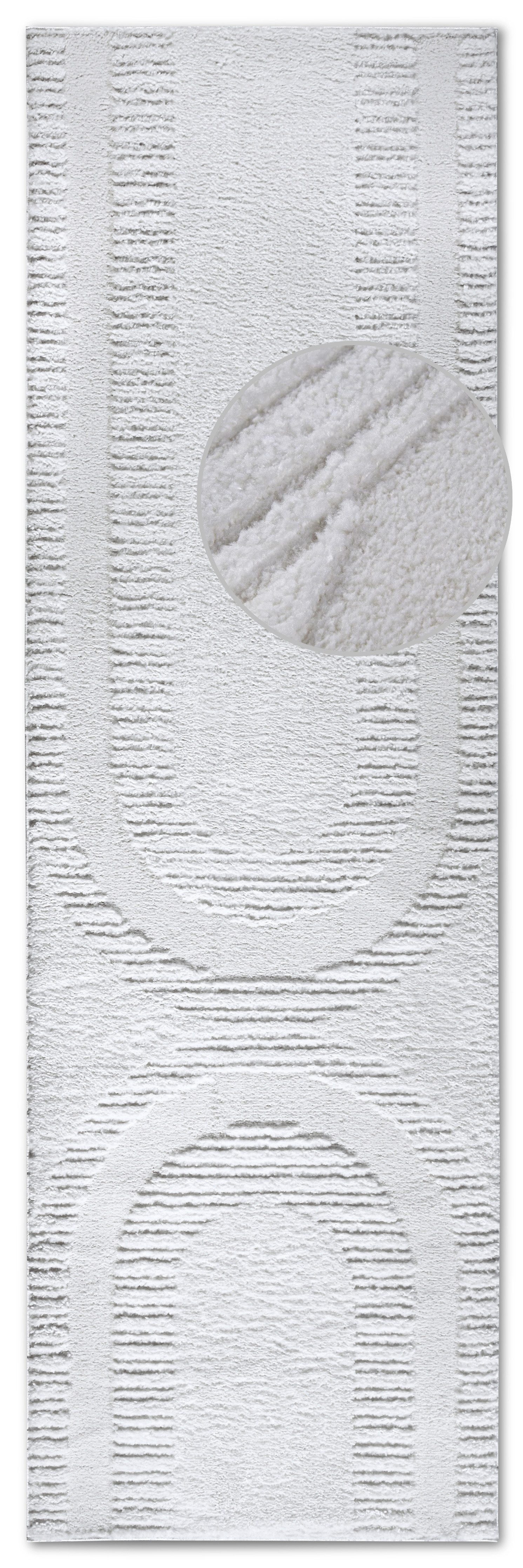 ELLE DECORATION Design-vloerkleed Bartoux Hoogpolig, shaggy, loper, zacht, langpolig, modern, hoog-laag effect