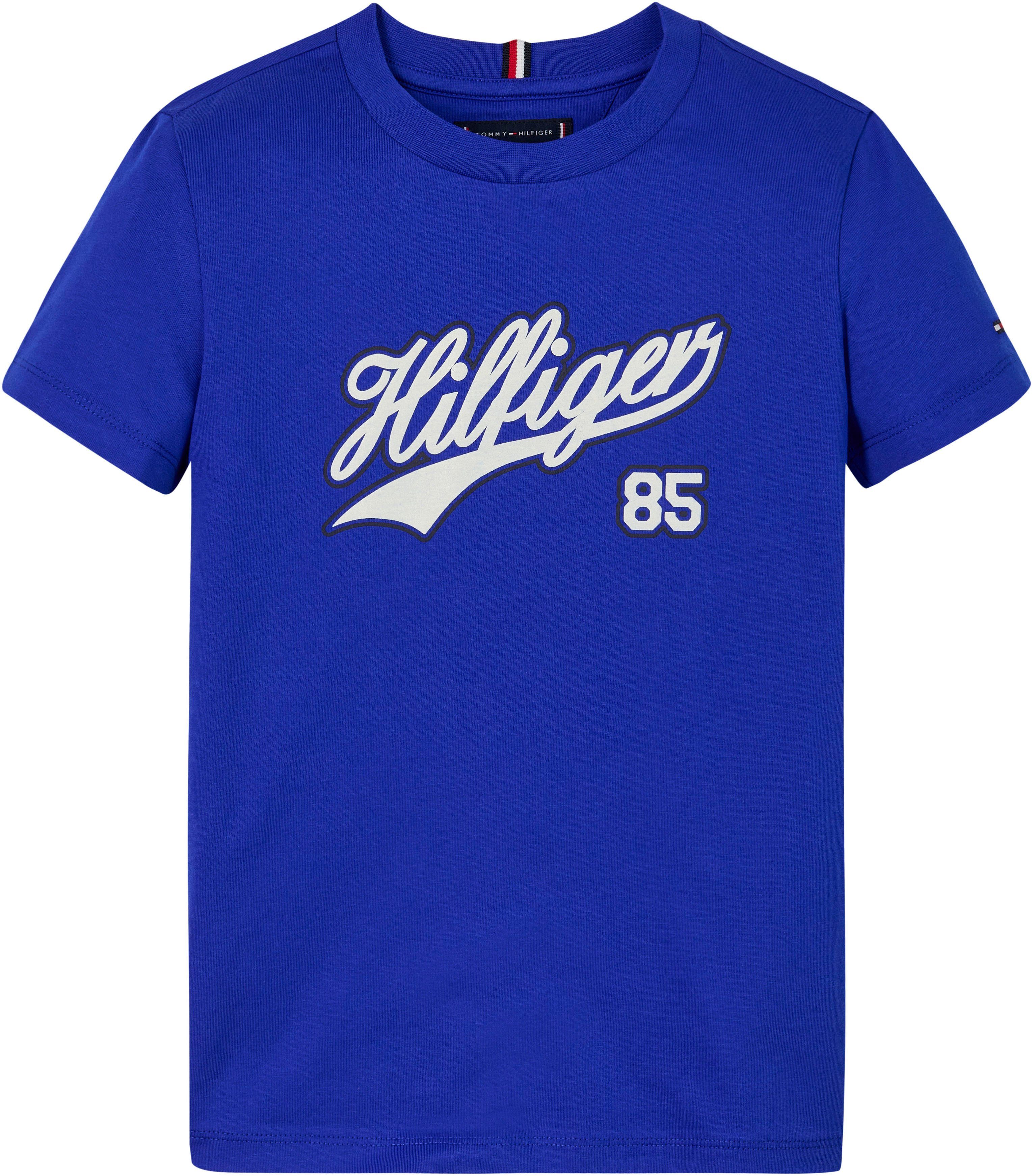 Tommy Hilfiger T-shirt HILFIGER SCRIPT TEE S/S met groot logo-opschrift