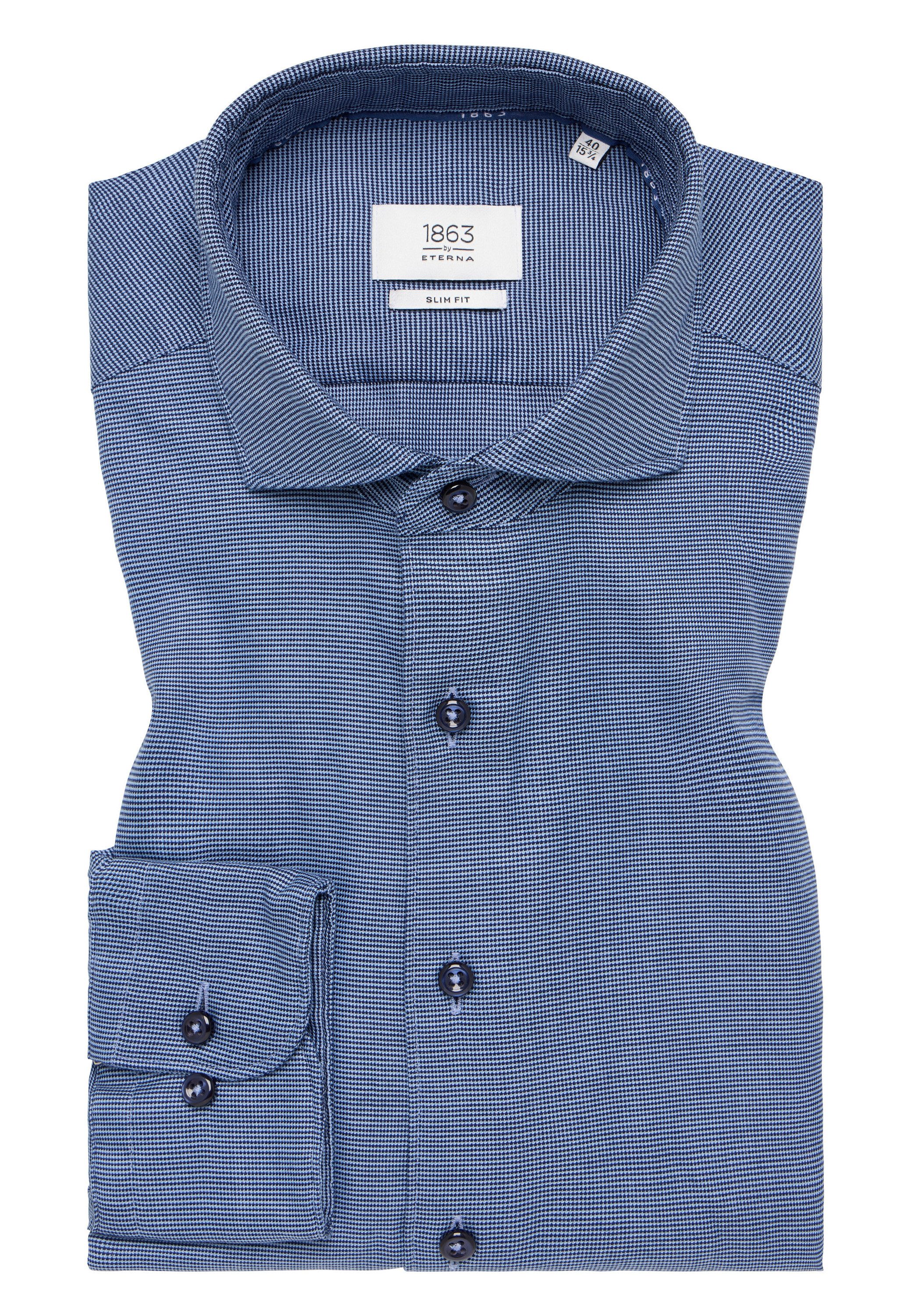 Eterna Overhemd met lange mouwen Slim fit EASY IRON (gemakkelijk te strijken)