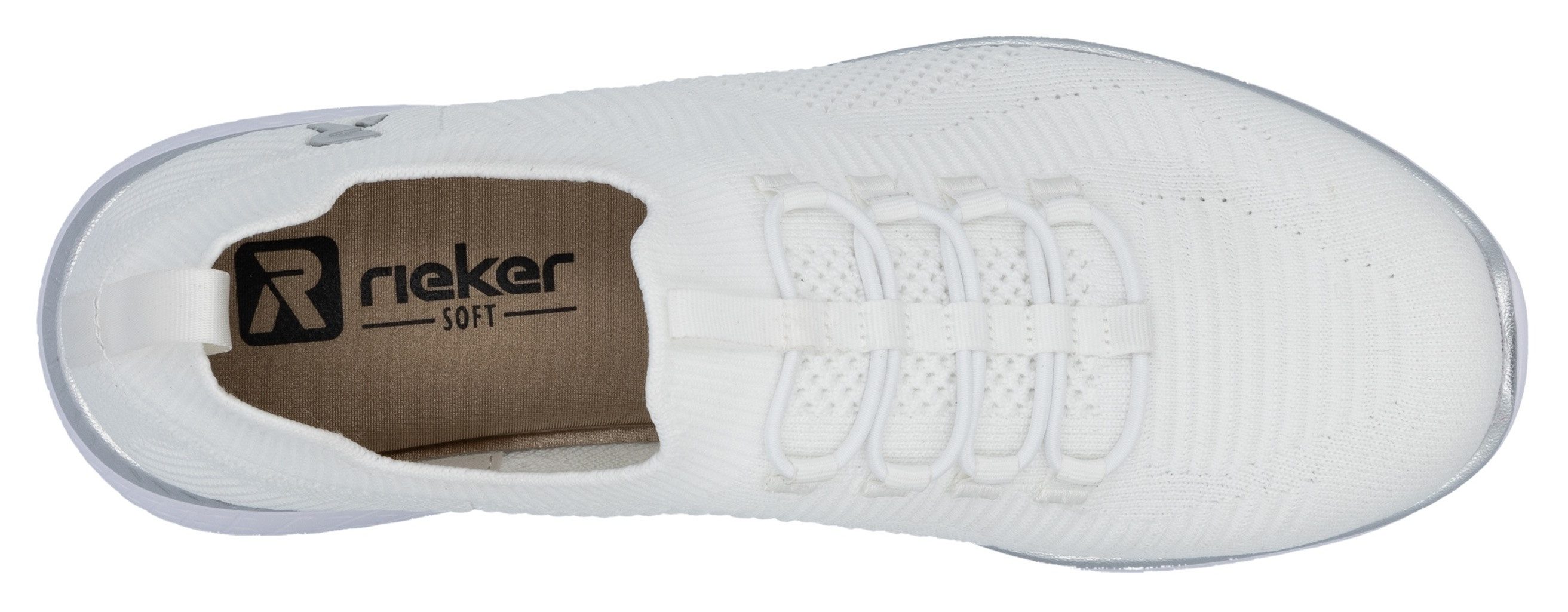 RIEKER Sport Slip-on sneakers , slipper, vrijetijdsschoen, instapschoen met elastische instap