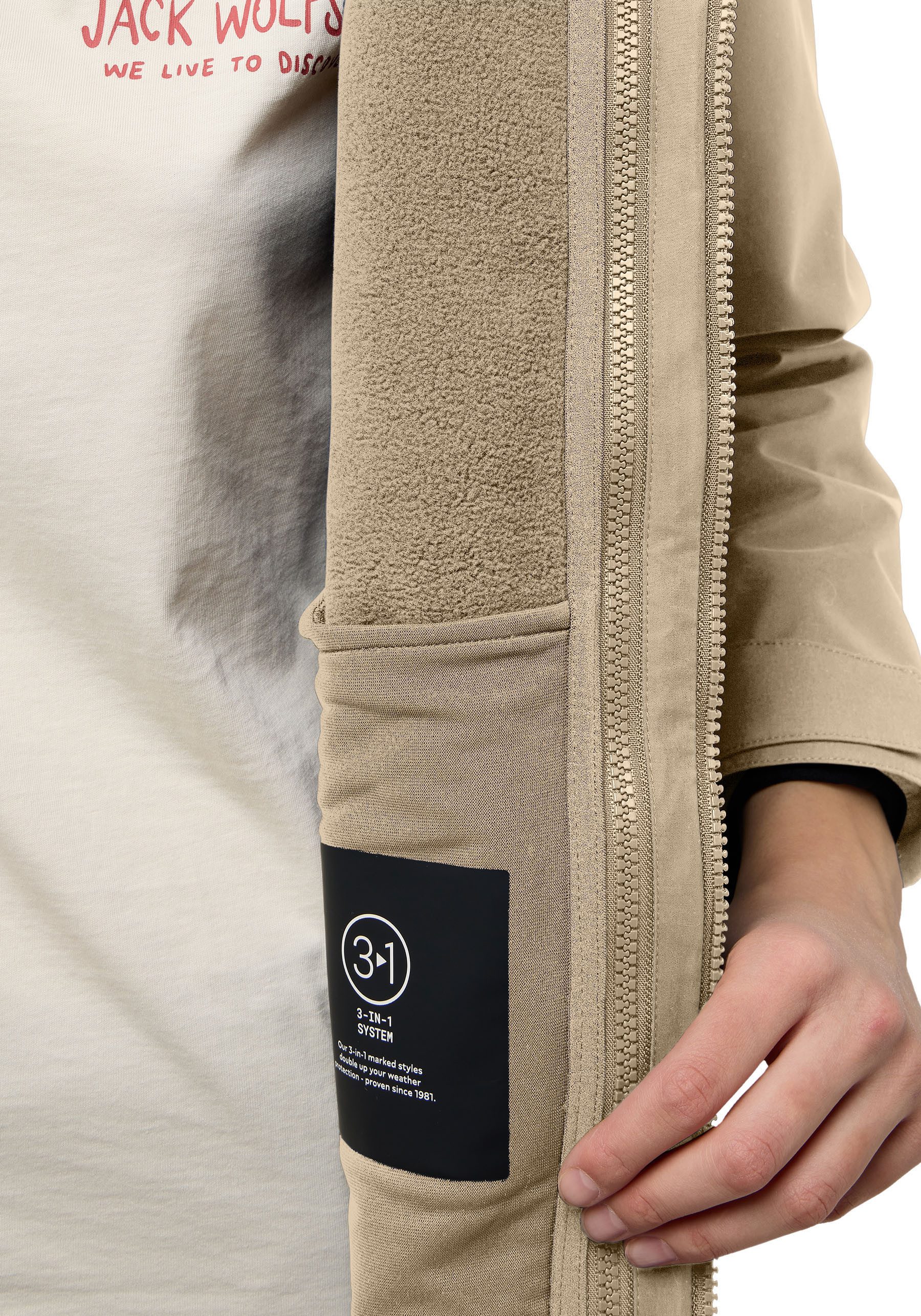 Jack Wolfskin Functionele 3-in-1-parka BAYLIGHT Winterjack