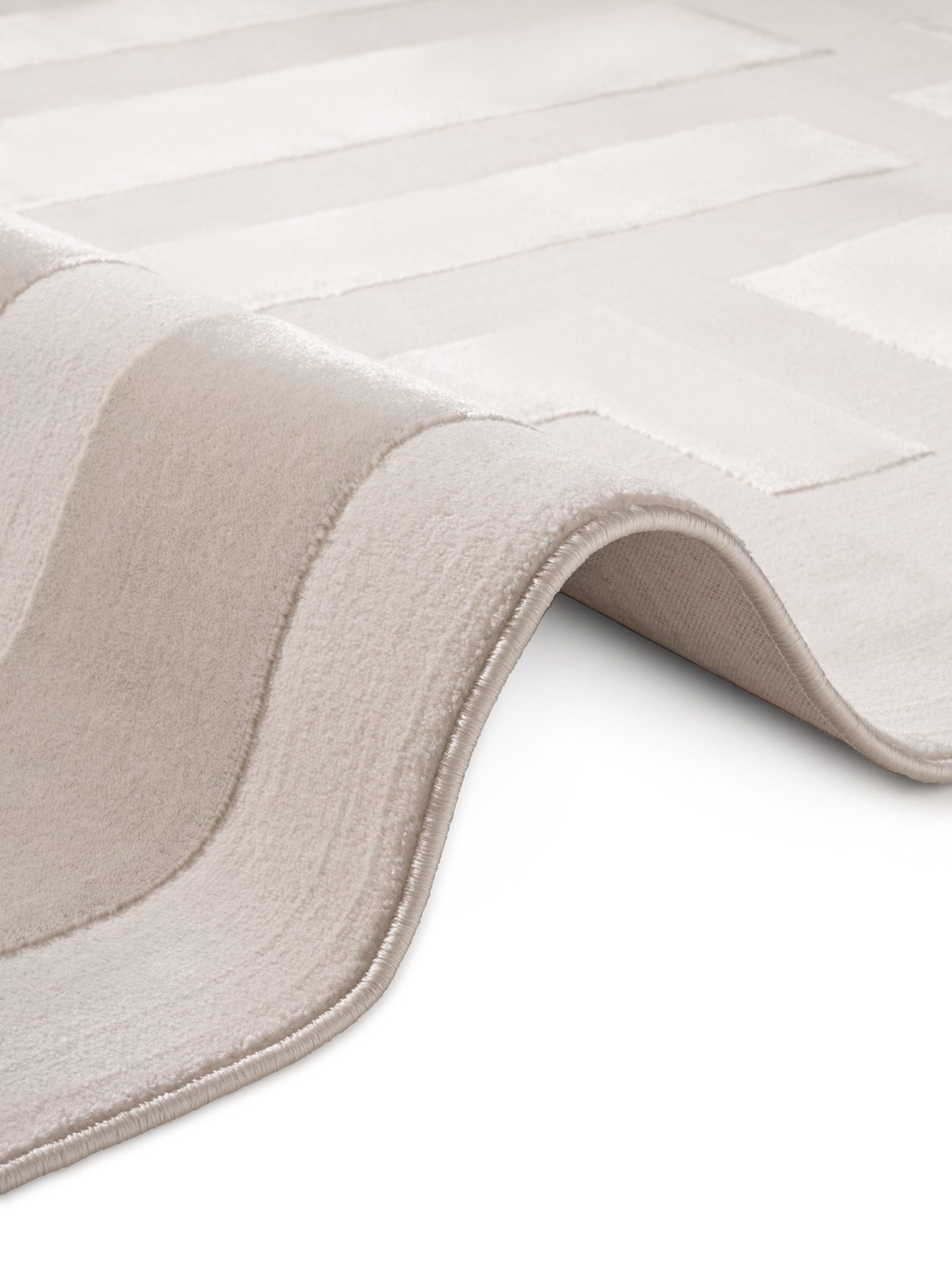 ELLE DECORATION Design-vloerkleed Onyx Woonkamer, slaapkamer, loper, hoog-laag effect, gang, glans