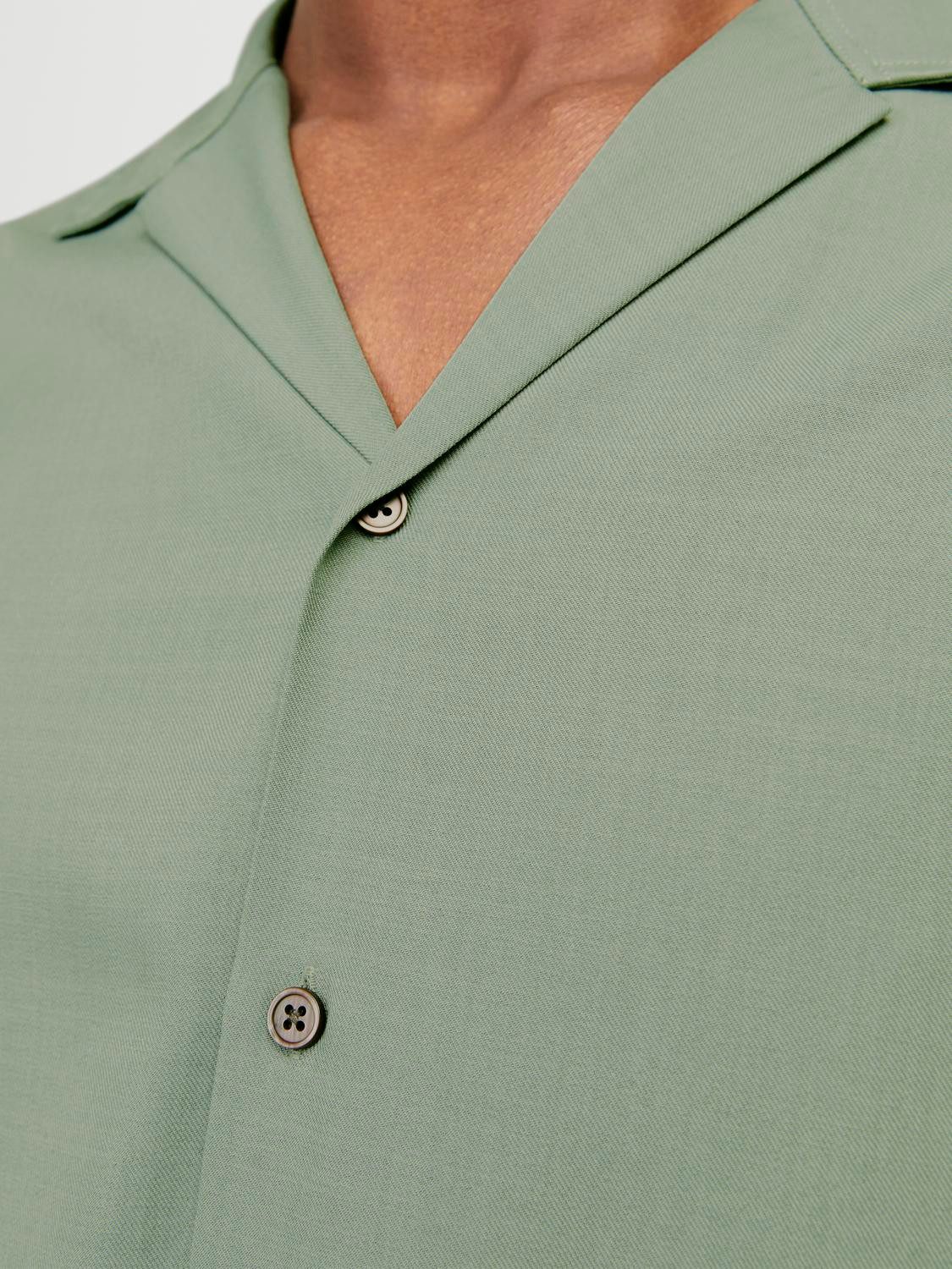 Jack & Jones Overhemd met korte mouwen JPRCCAARON TENCEL RESORT SHIRT S/S LN