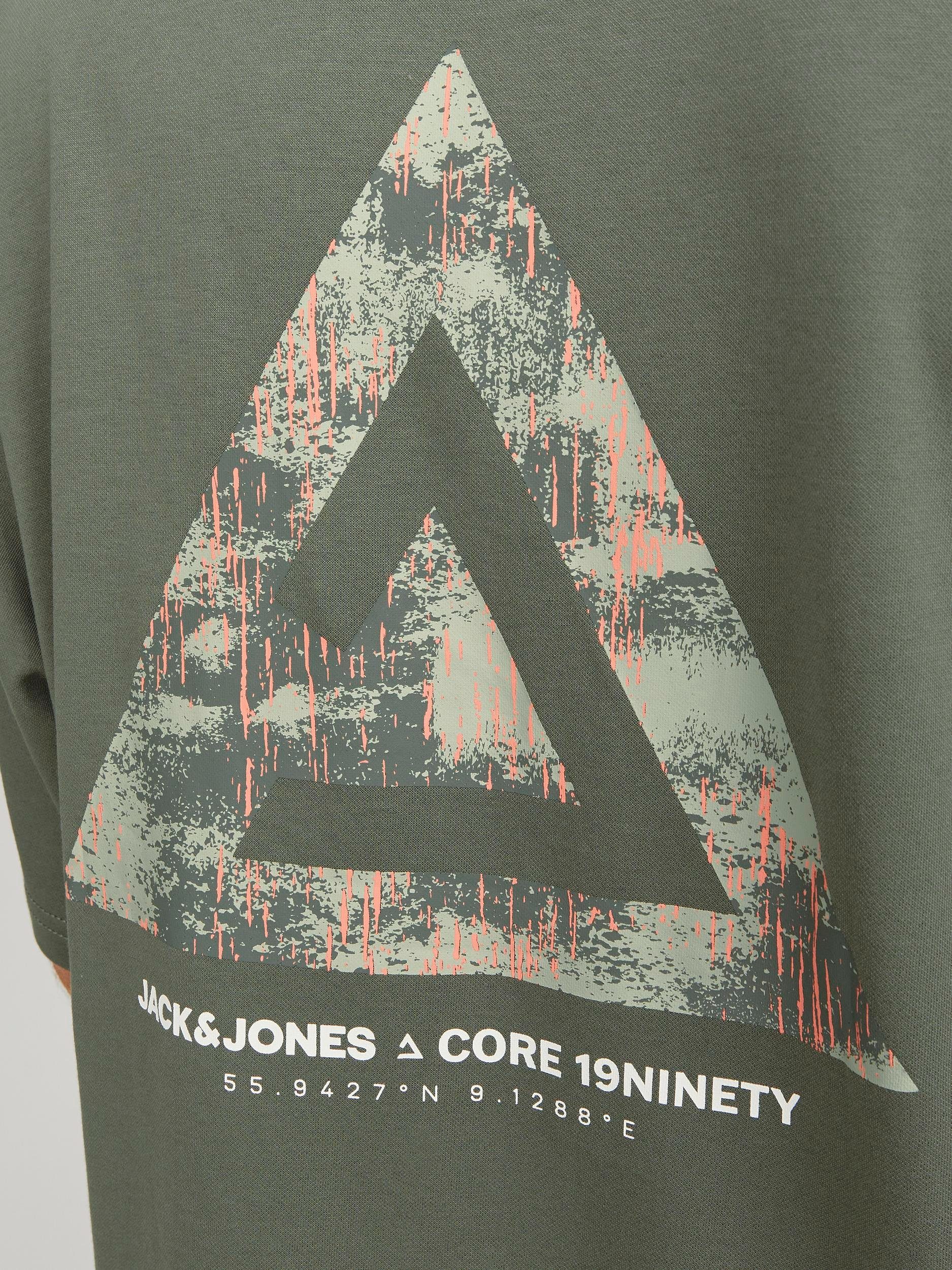 Jack & Jones Shirt met ronde hals JCOTRIANGLE TEE SS CREW NECK SN