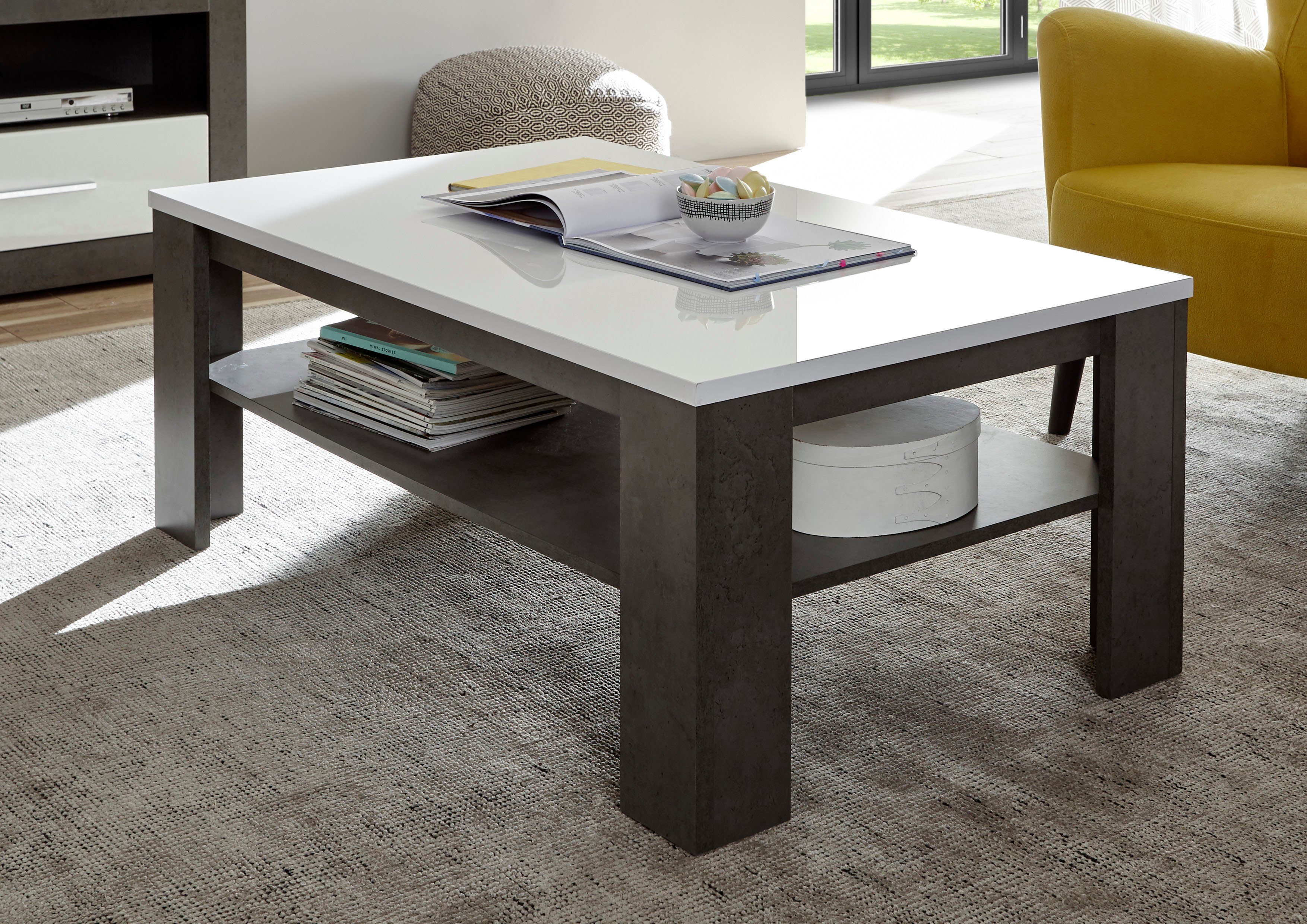 INOSIGN Salontafel Etero Breedte ca. 118 cm salontafels grijs