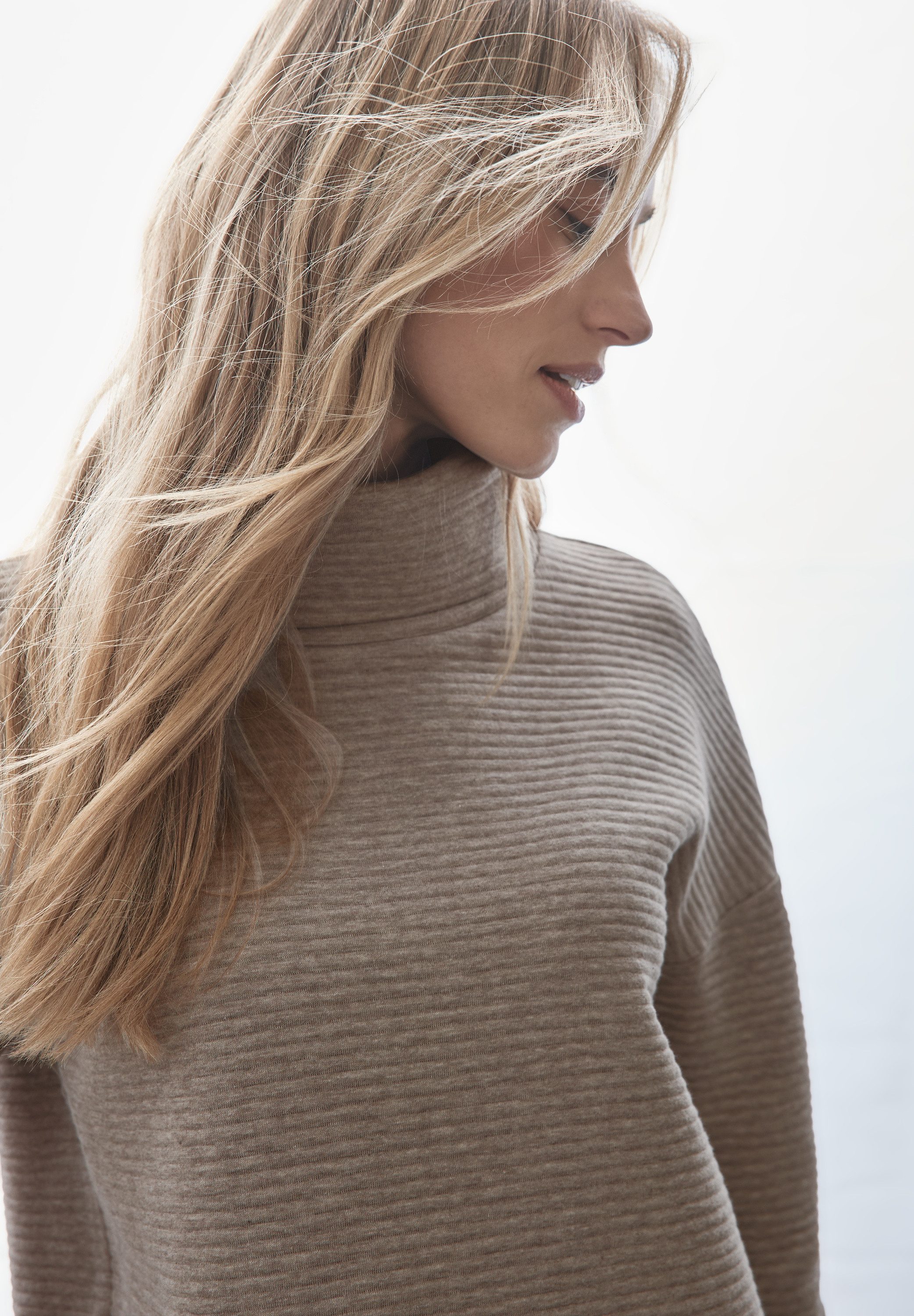 STREET ONE Shirt met lange mouwen in structuuroptica