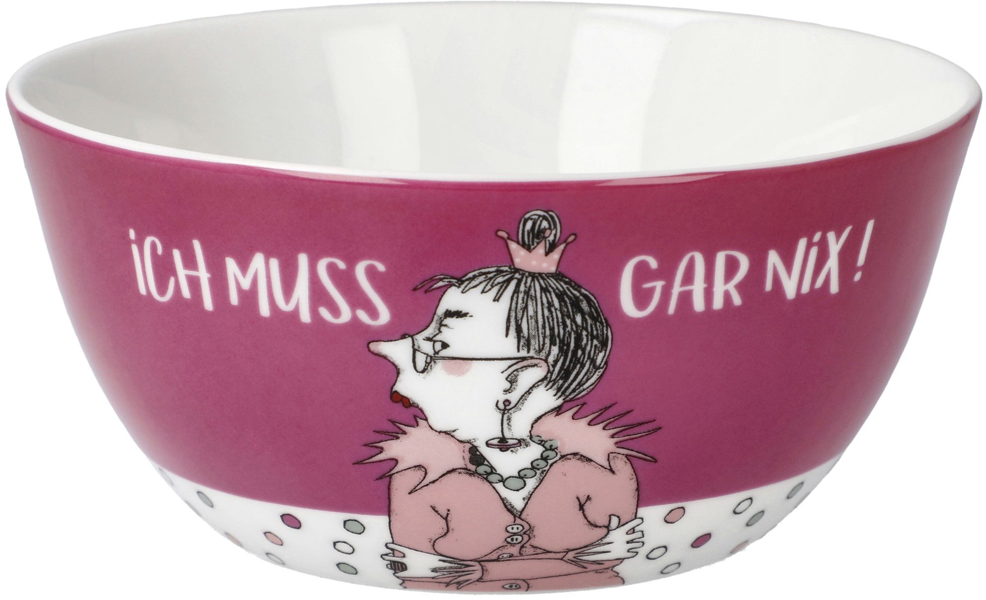 Goebel Decoratieve schaal Barbara Freundlieb Fine Bone China, Barbara Freundlieb - Ik moet helemaal niks