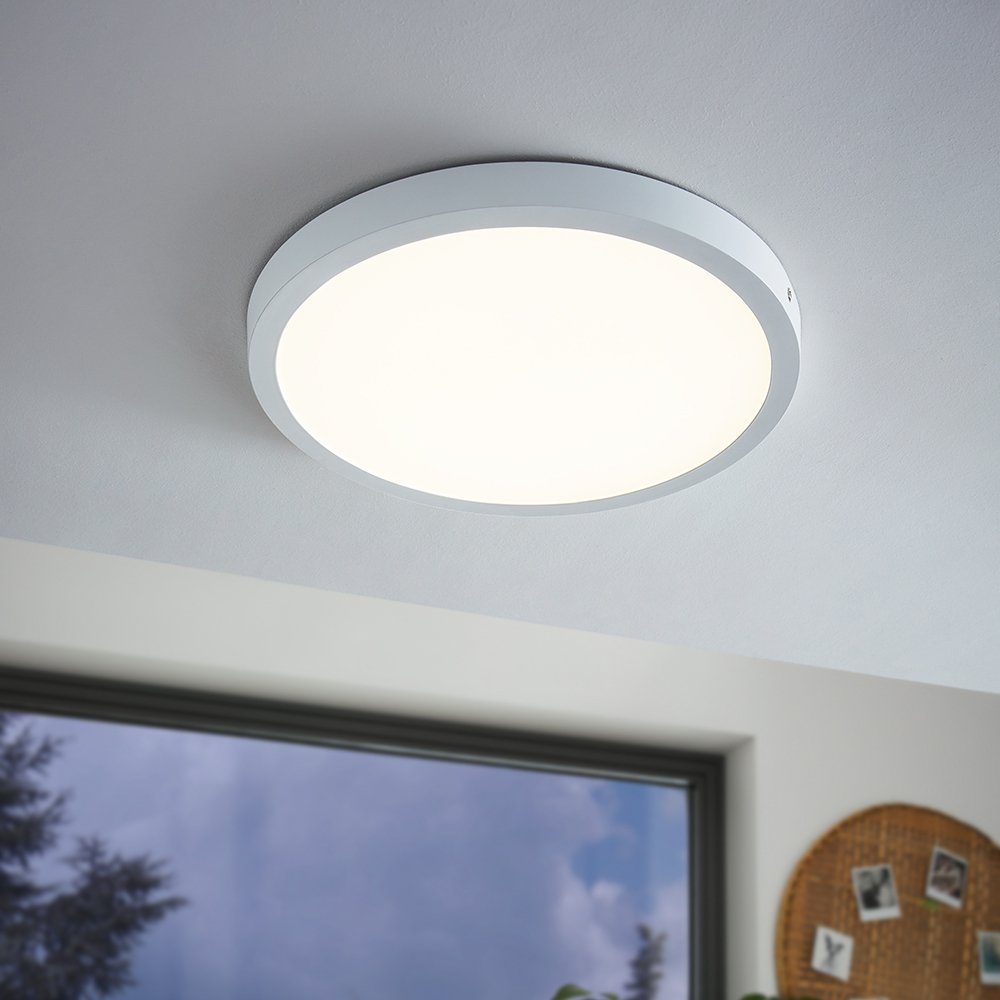 EGLO Opbouwarmatuur FUEVA 1 slank design, slechts 3 cm hoog, diameter 40 cm (1 stuk)