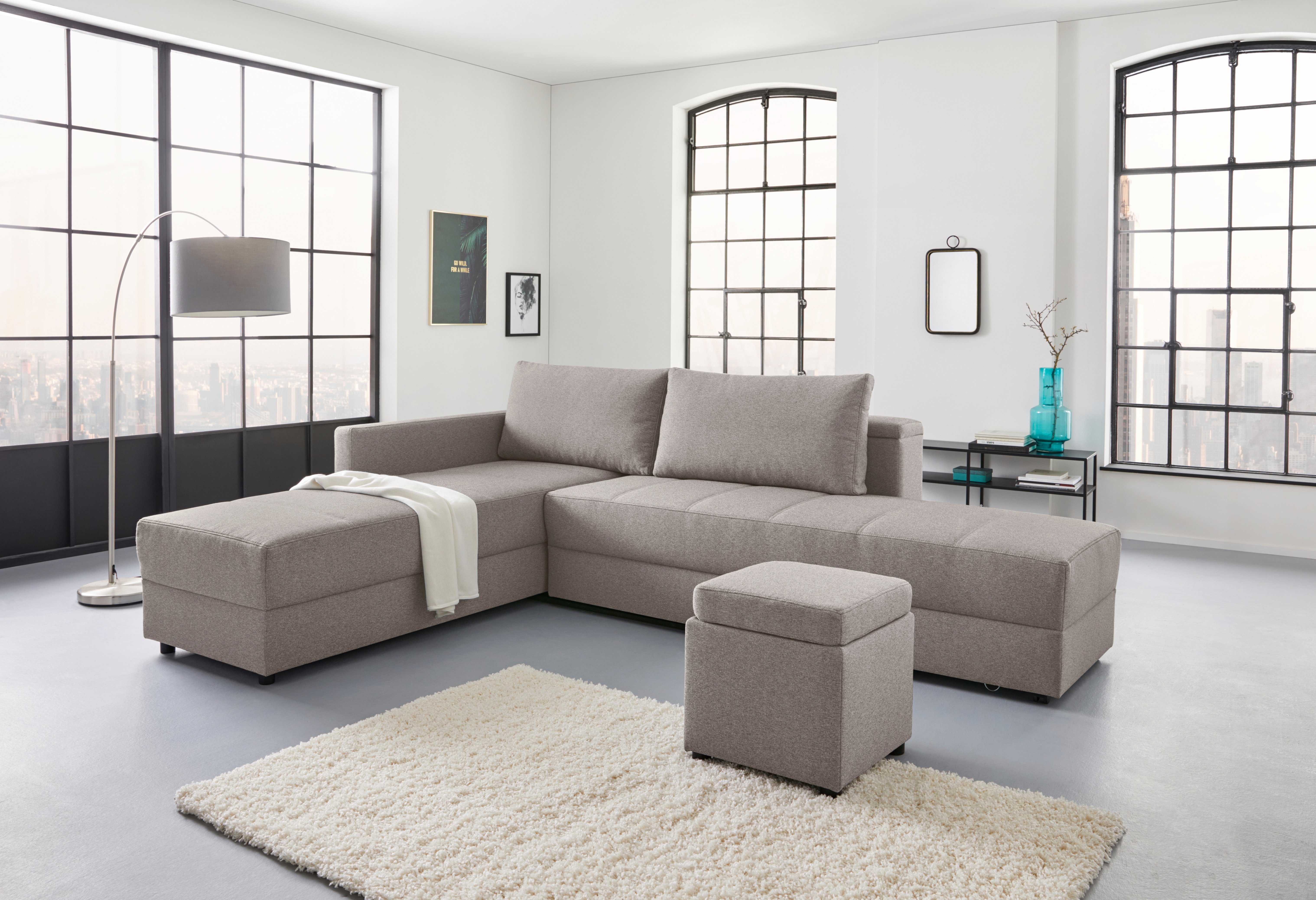 LOOKS BY WOLFGANG JOOP Hocker LooksIII inclusief bergruimte, te veranderen in een tafel