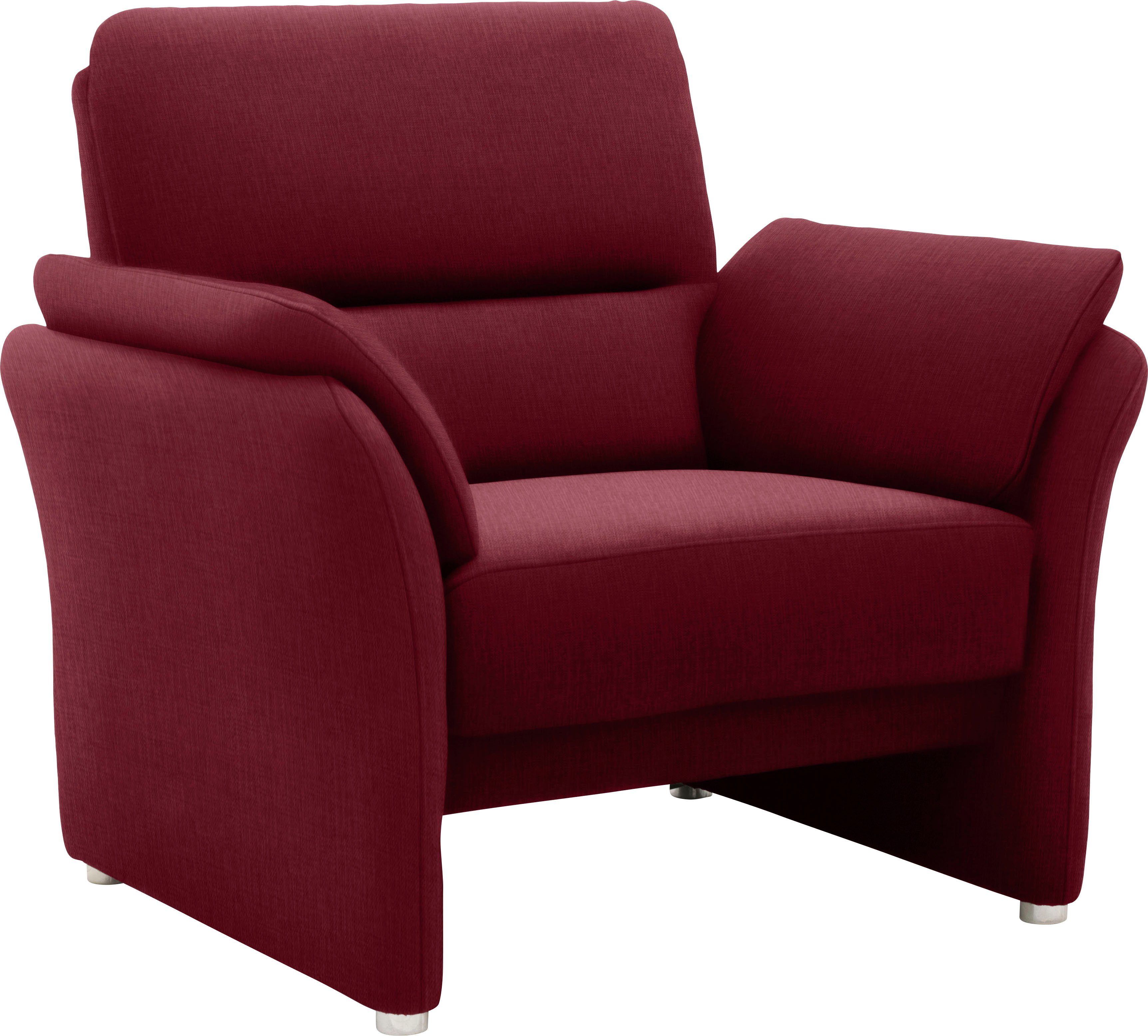 DOMO collection Fauteuil Pina cocktailsstoel Bijpassende fauteuil bij de serie, met binnenvering