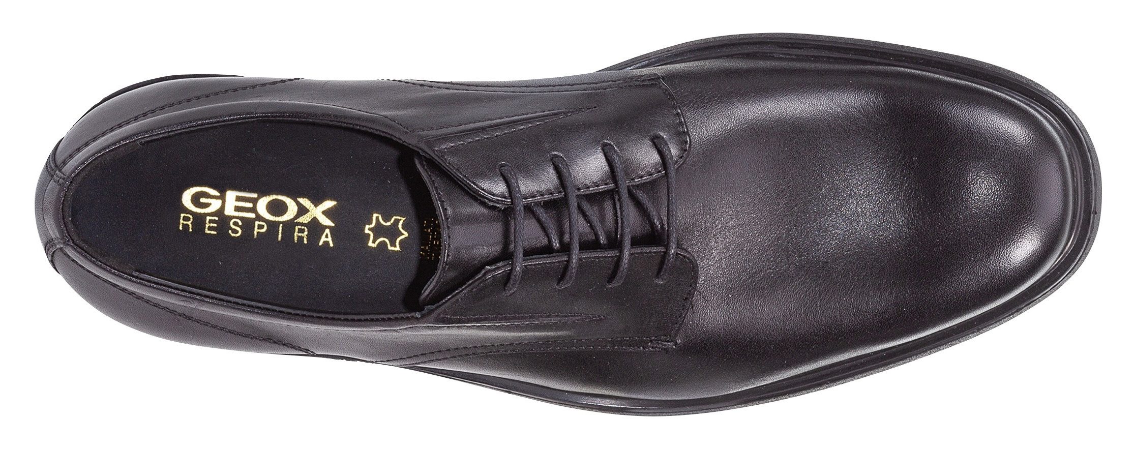Geox Veterschoenen , pak schoen met extra elastiek voor comfortabele pasvorm