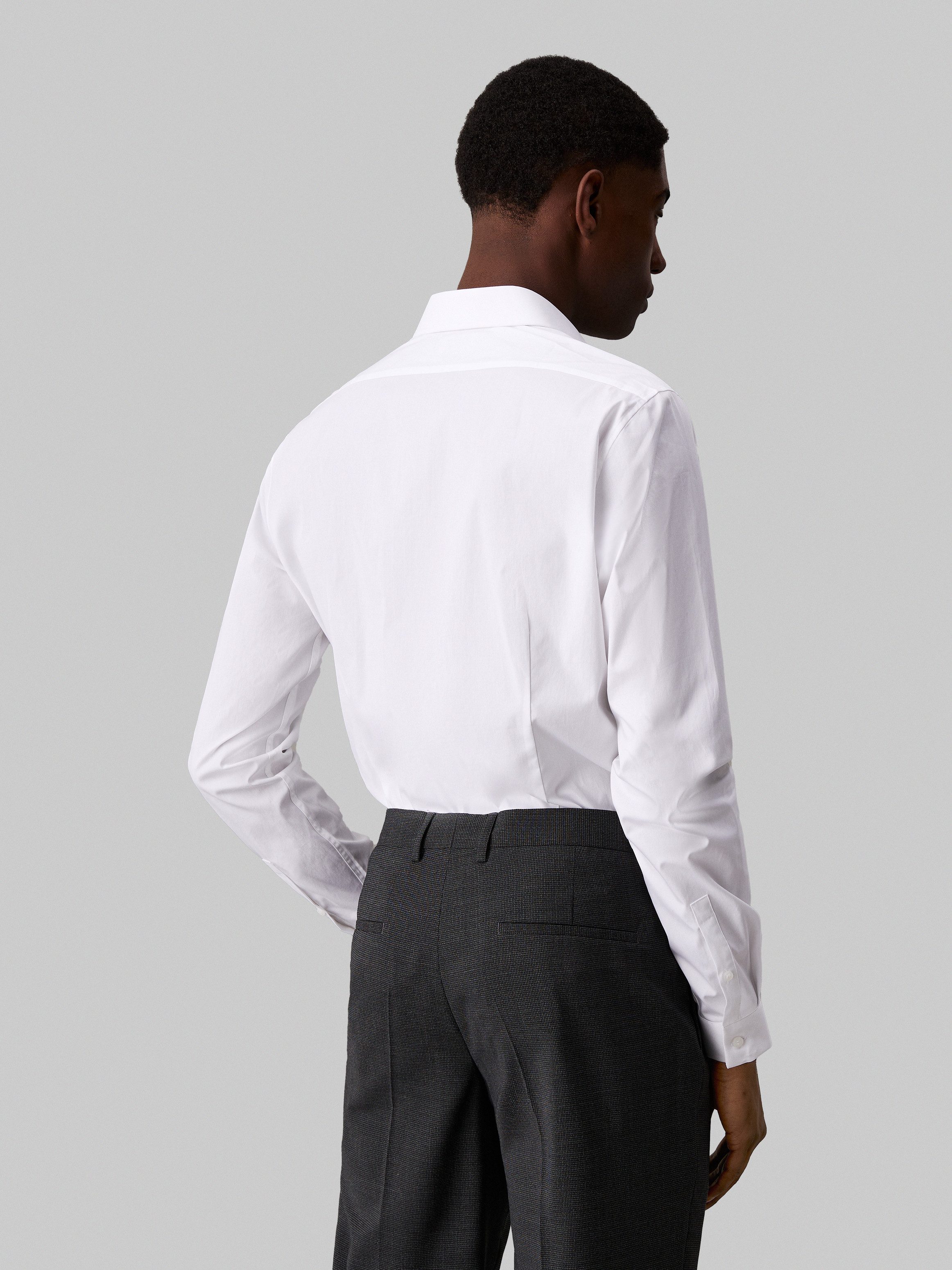 Calvin Klein Overhemd met lange mouwen POPLIN HP EXTRA SLIM SHIRT