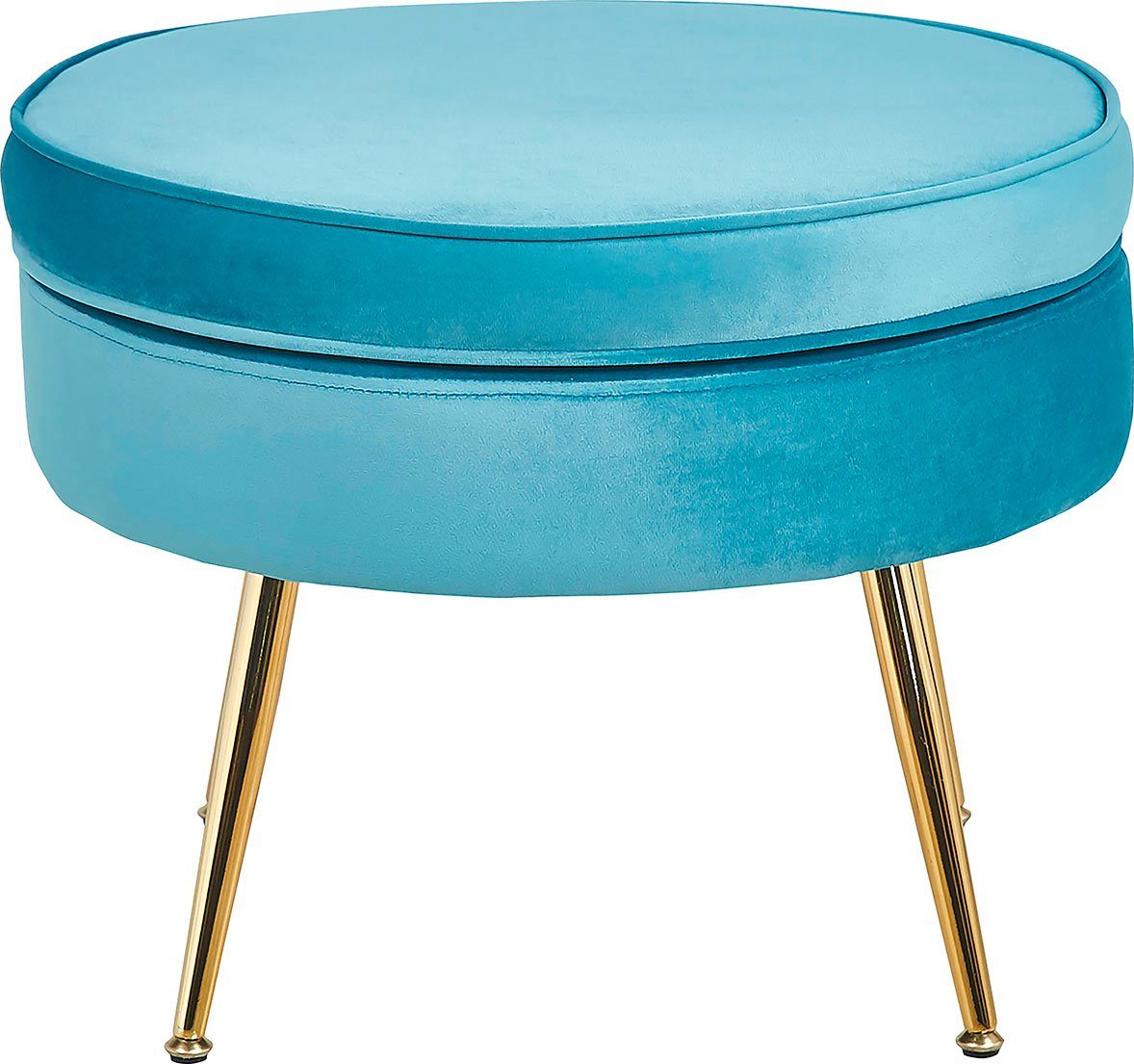 SalesFever Hocker Clam met hoog zitkussen