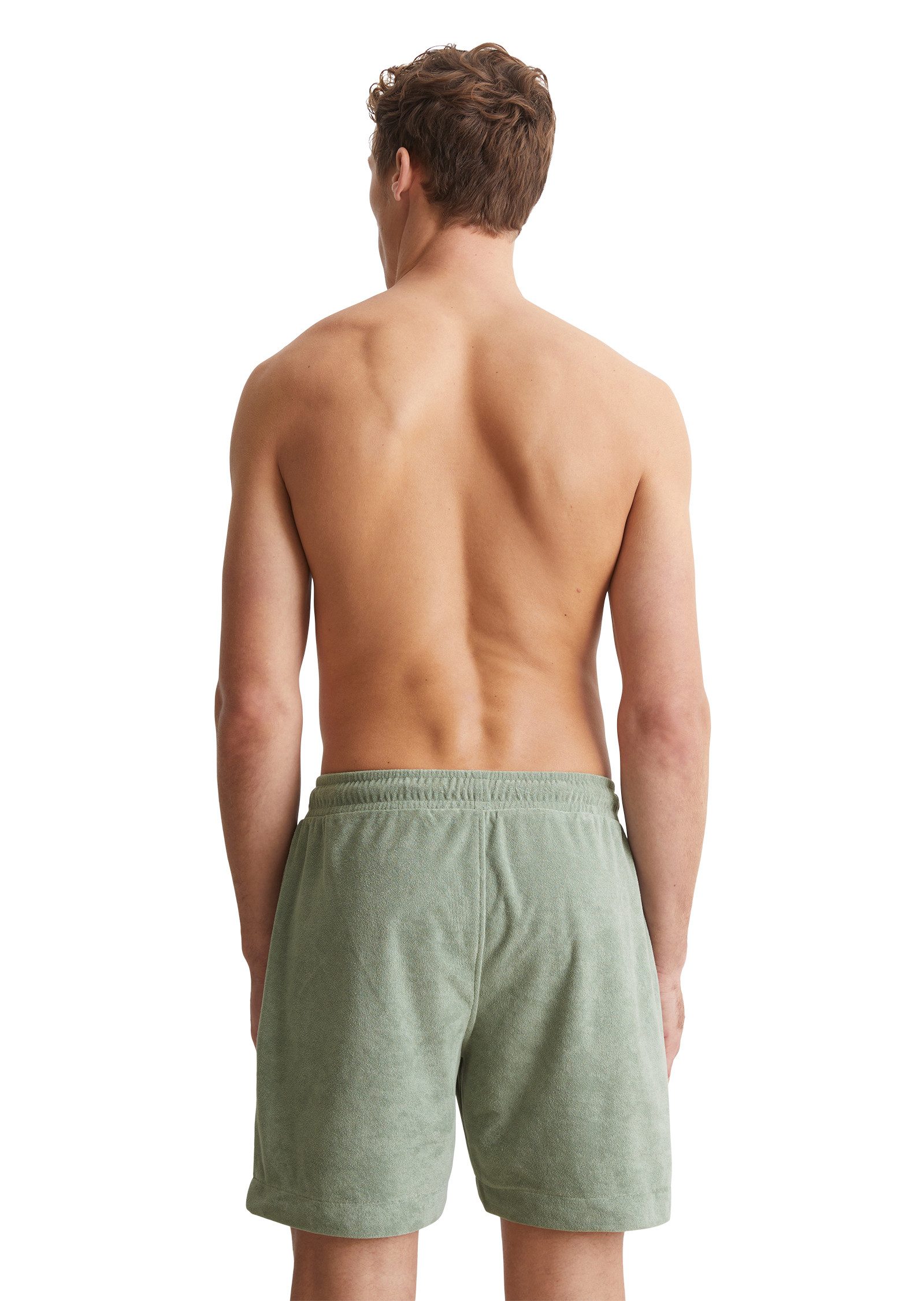 Marc O'Polo Short Terry Towel Met bindband en trekkoord