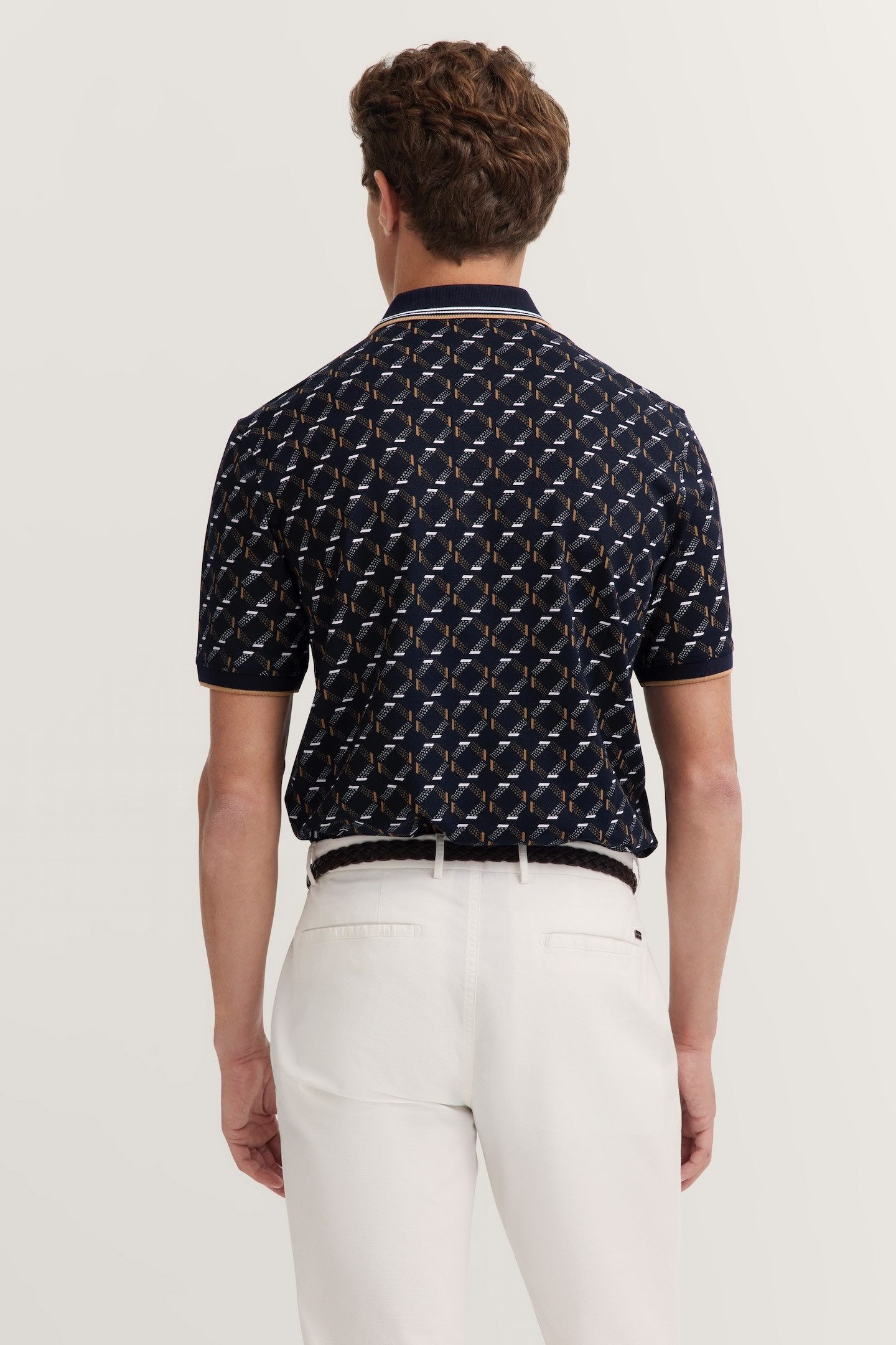 Bugatti Poloshirt met stretchfunctie